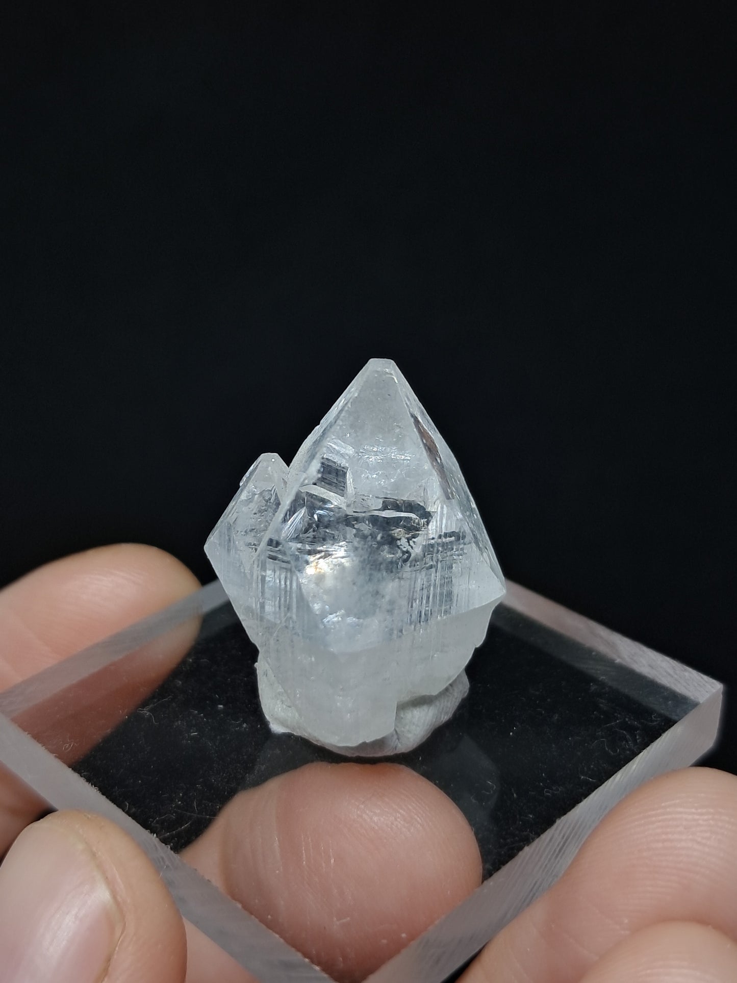Clear Apophyllite Points (Ajanta) 18-23 mm | Natural Crystal | Mineral Specimen #AP10