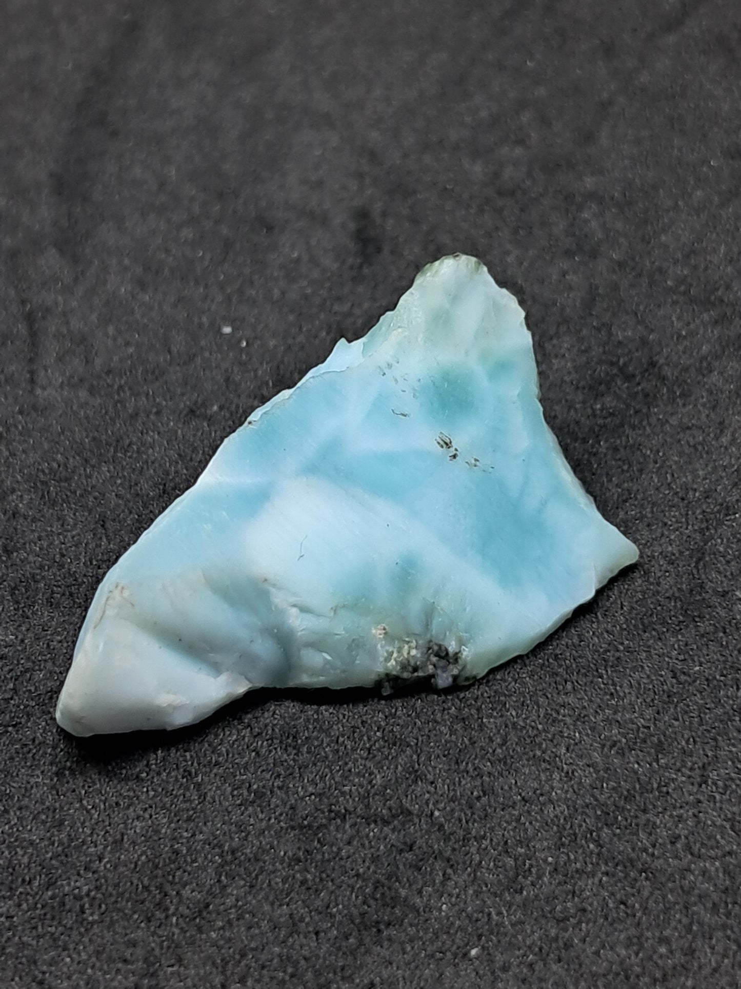 Larimar Raw Slice (Non-precious Natural Stone) #LM3
