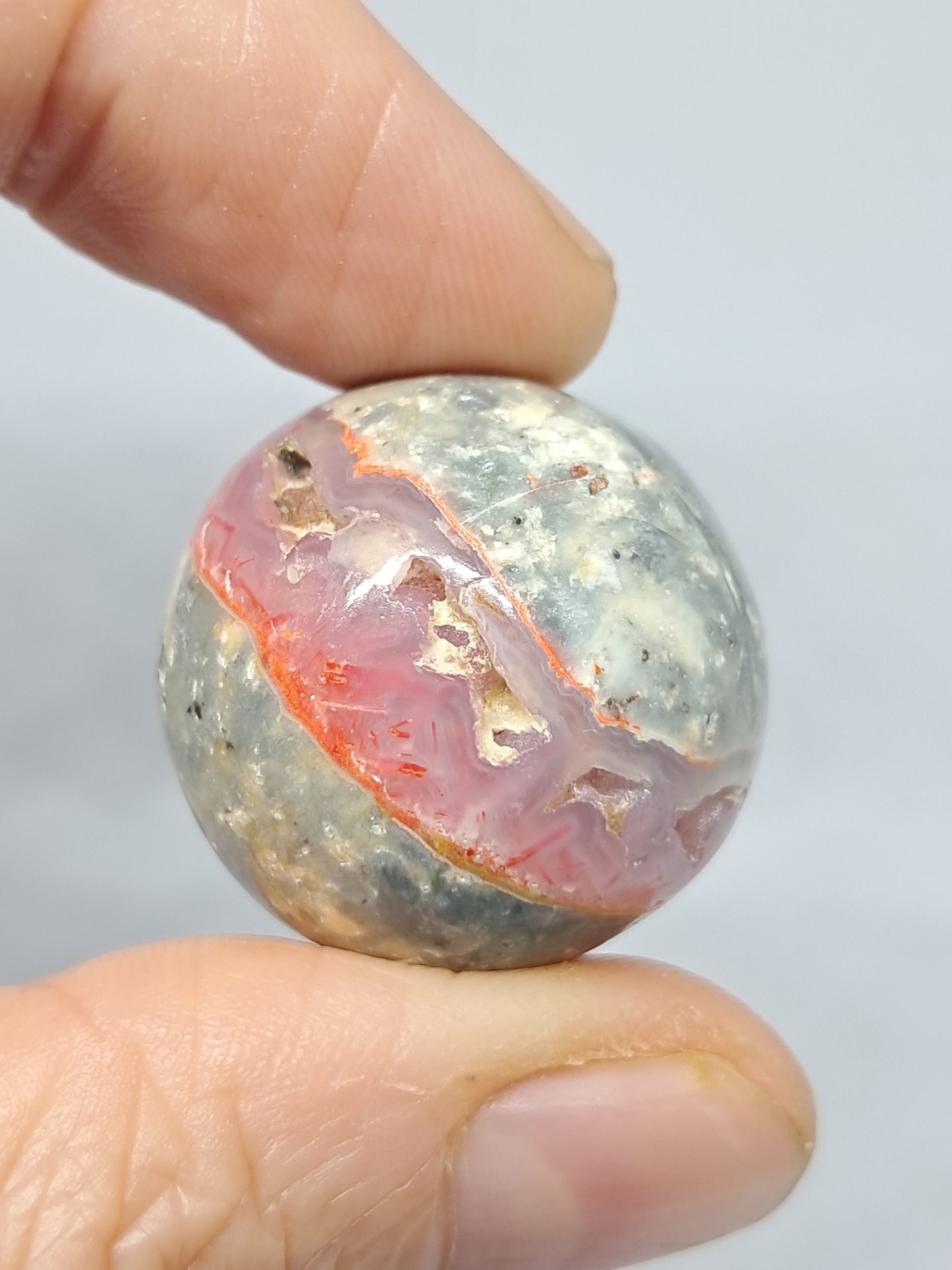 Red Bumblebee Jasper (Non-precious natural stone) #BJ1