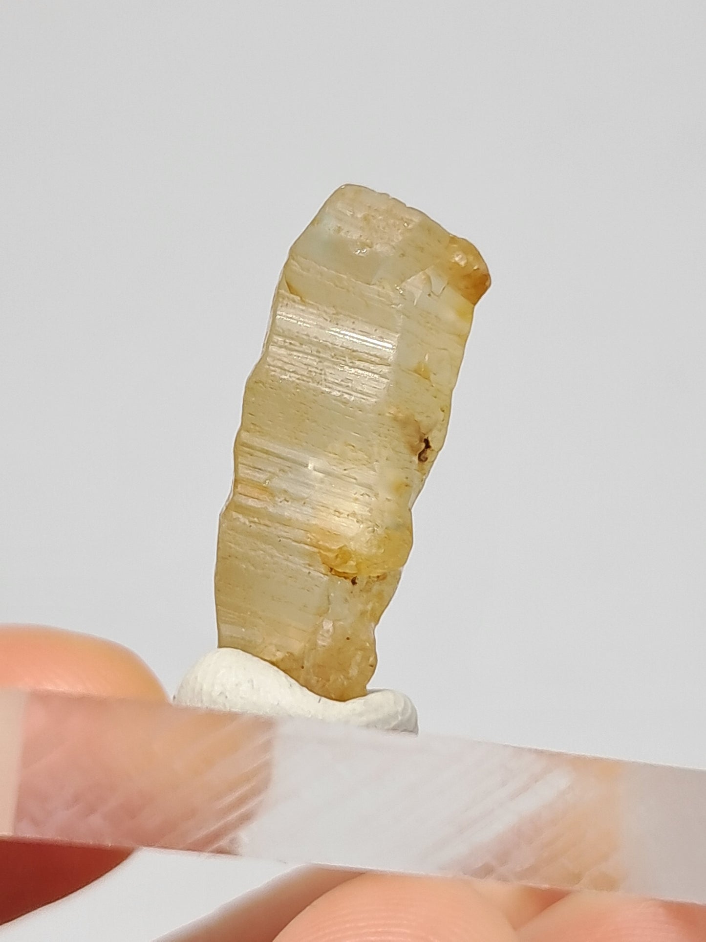 Natural White Sapphire Crystal (Sri Lanka) Rough Stone | Mineral Specimen #SP8