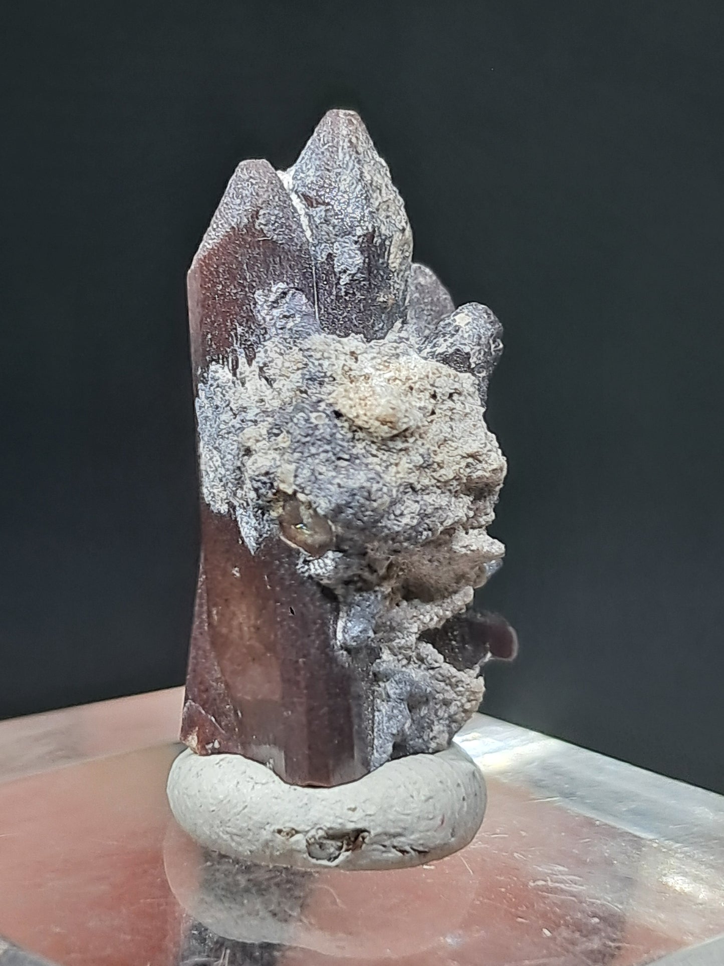 Cristal de topacio natural (México), piedra preciosa rara | Ejemplar mineral n.° TPZ20