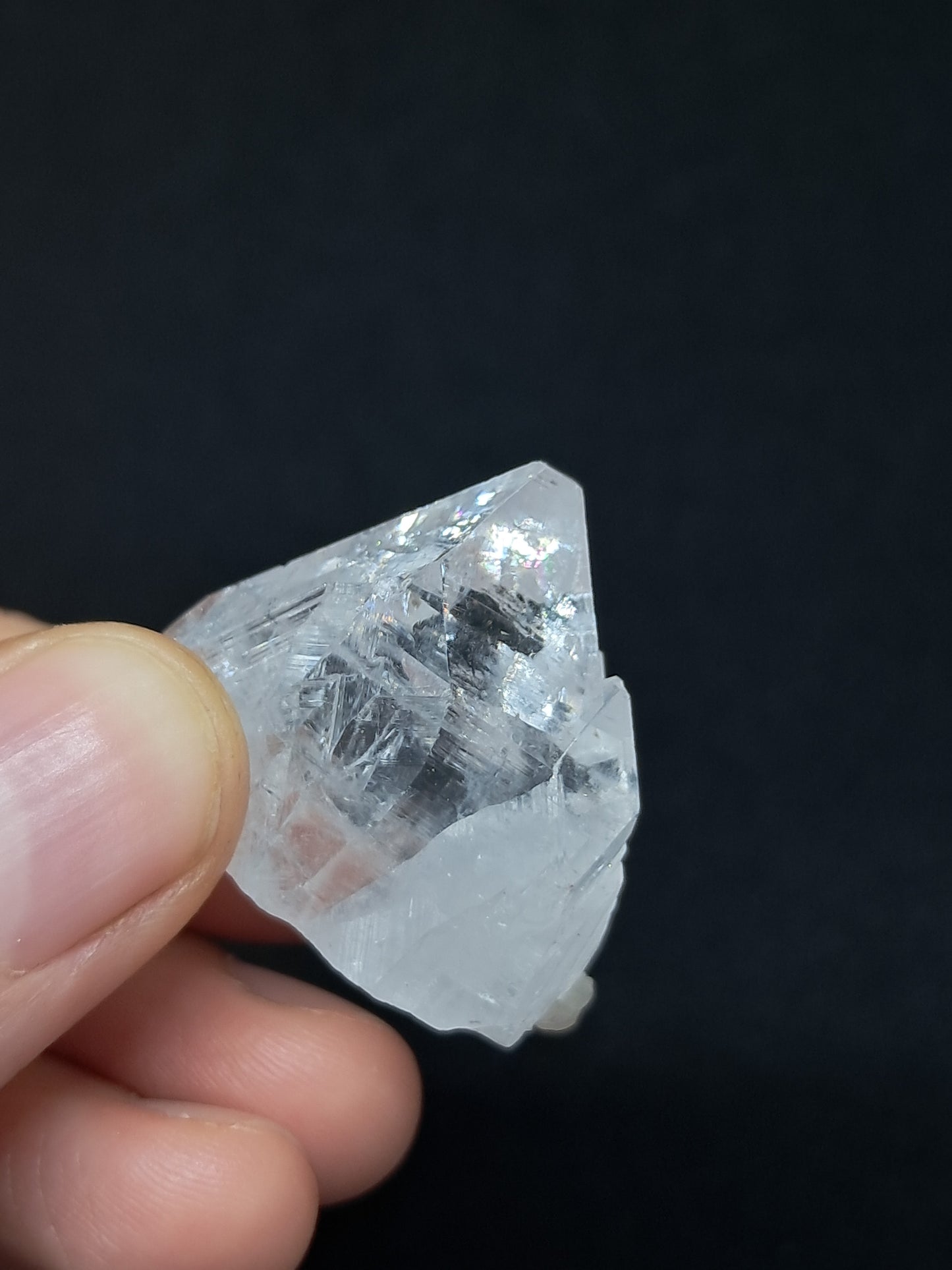 Clear Apophyllite Points (Ajanta) 22-28 mm | Natural Crystal | Mineral Specimen #AP13