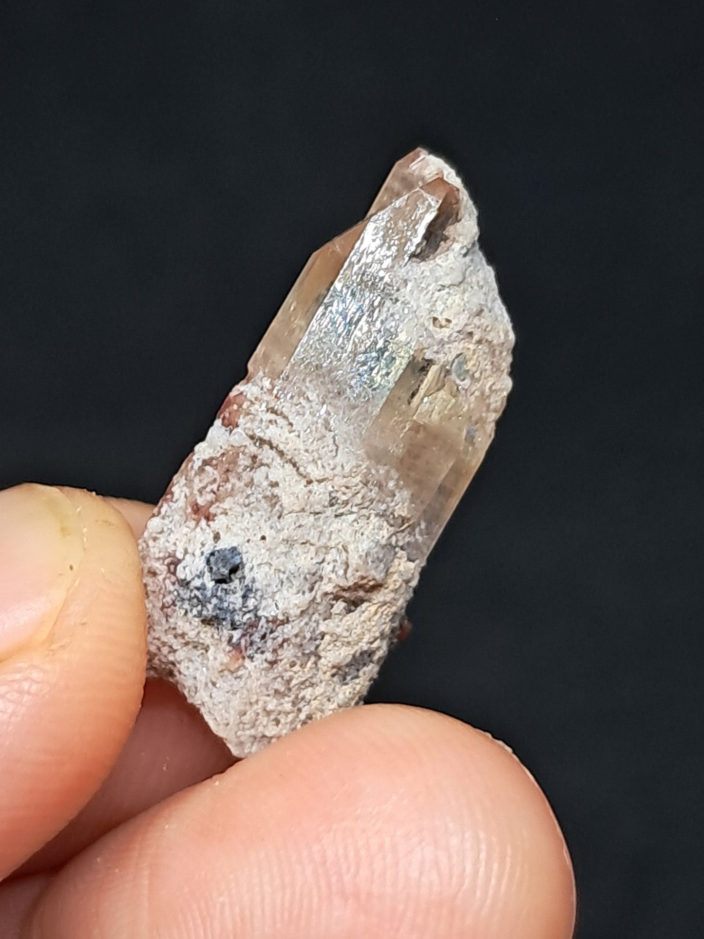 Cristal de topacio natural (México), piedra preciosa rara | Ejemplar mineral n.° TPZ5