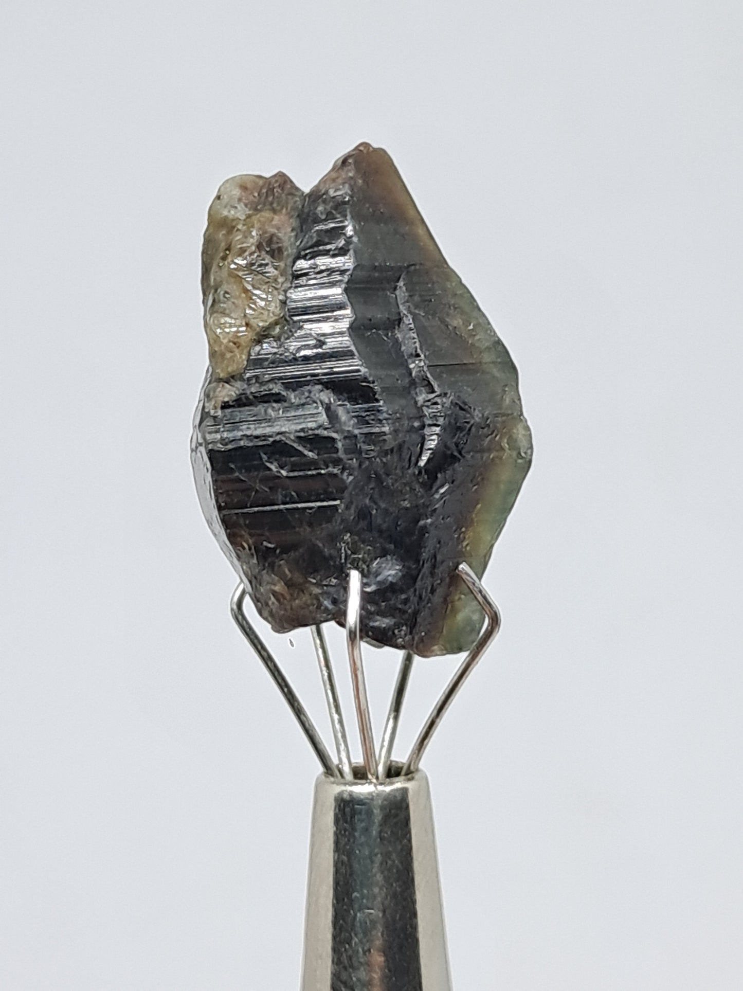 Natural Greenish-Blue *Teal* Sapphire Crystal (Karur) Rough Stone | Mineral Specimen #SP20
