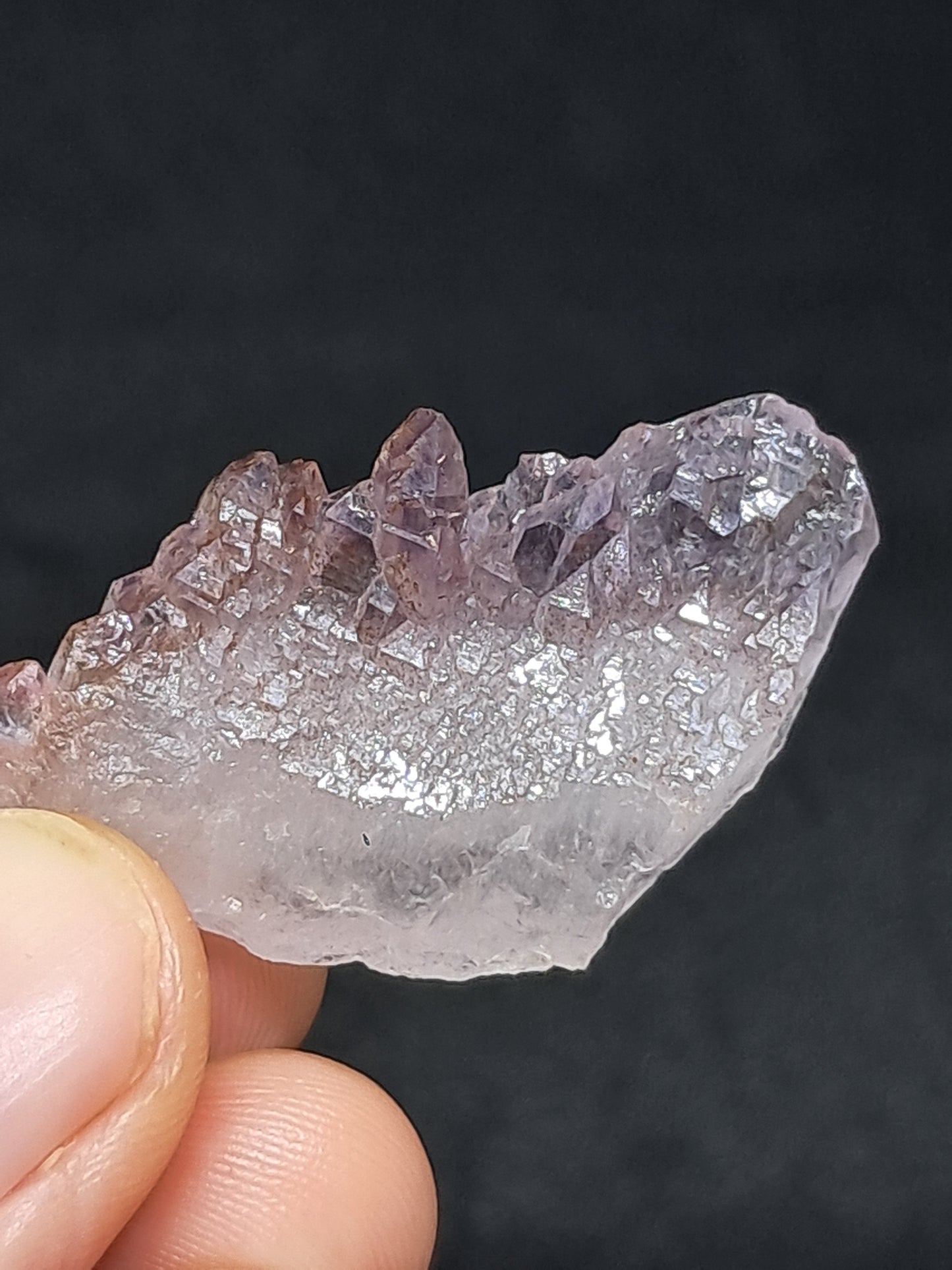 Elestial Amethyst w/ "Super Seven" inclusions (Karur) Crystal Cluster | Natural Stone | Mineral Specimen #KA88