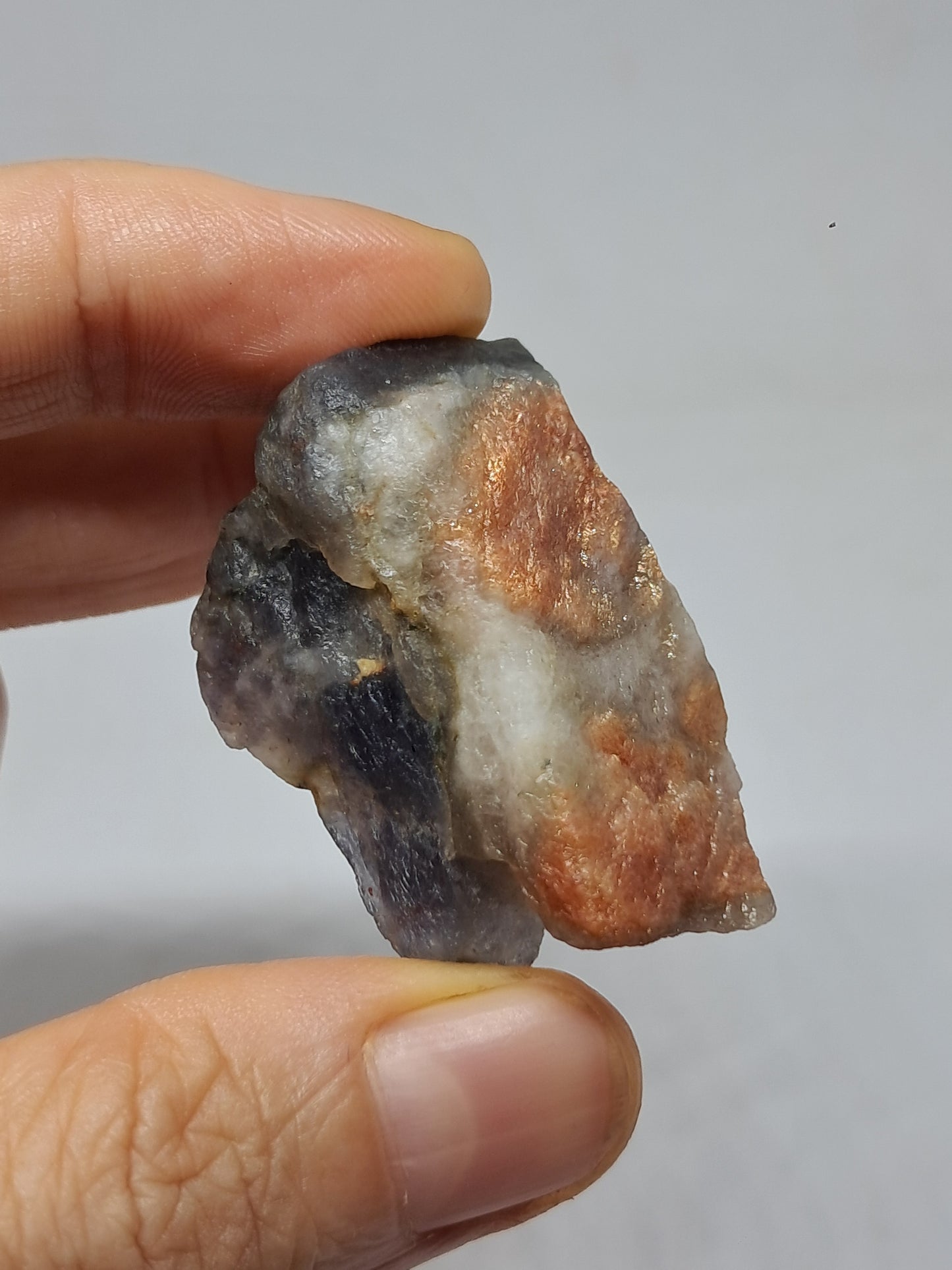 Sunstone w/ Iolite (Tamil Nadu) Rough Stone | Natural Crystal | Mineral Specimen #SI15