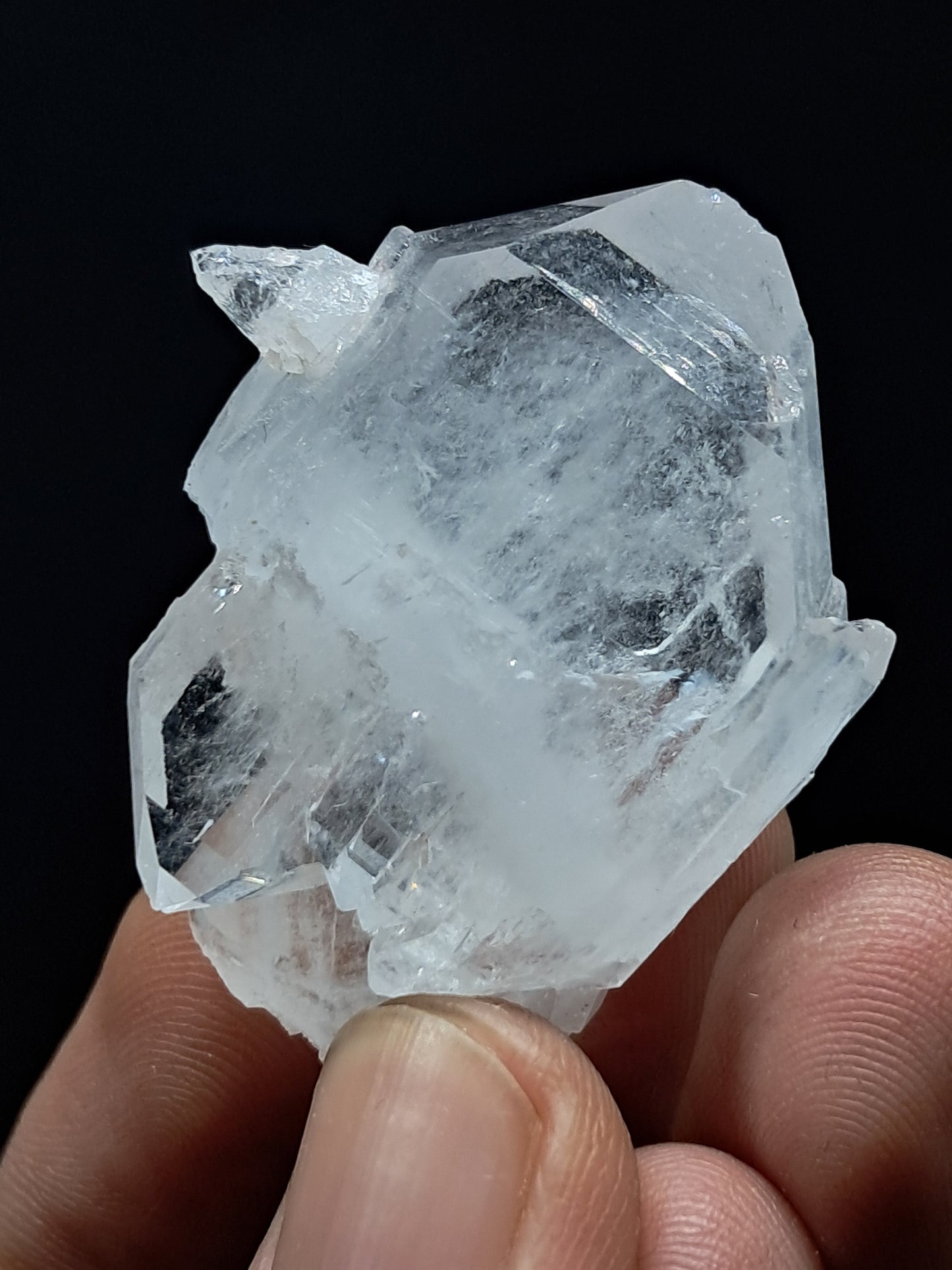Cuarzo transparente de la Formación Faden (Santander, Colombia) Cristal natural | Ejemplar mineral n.° COQ10