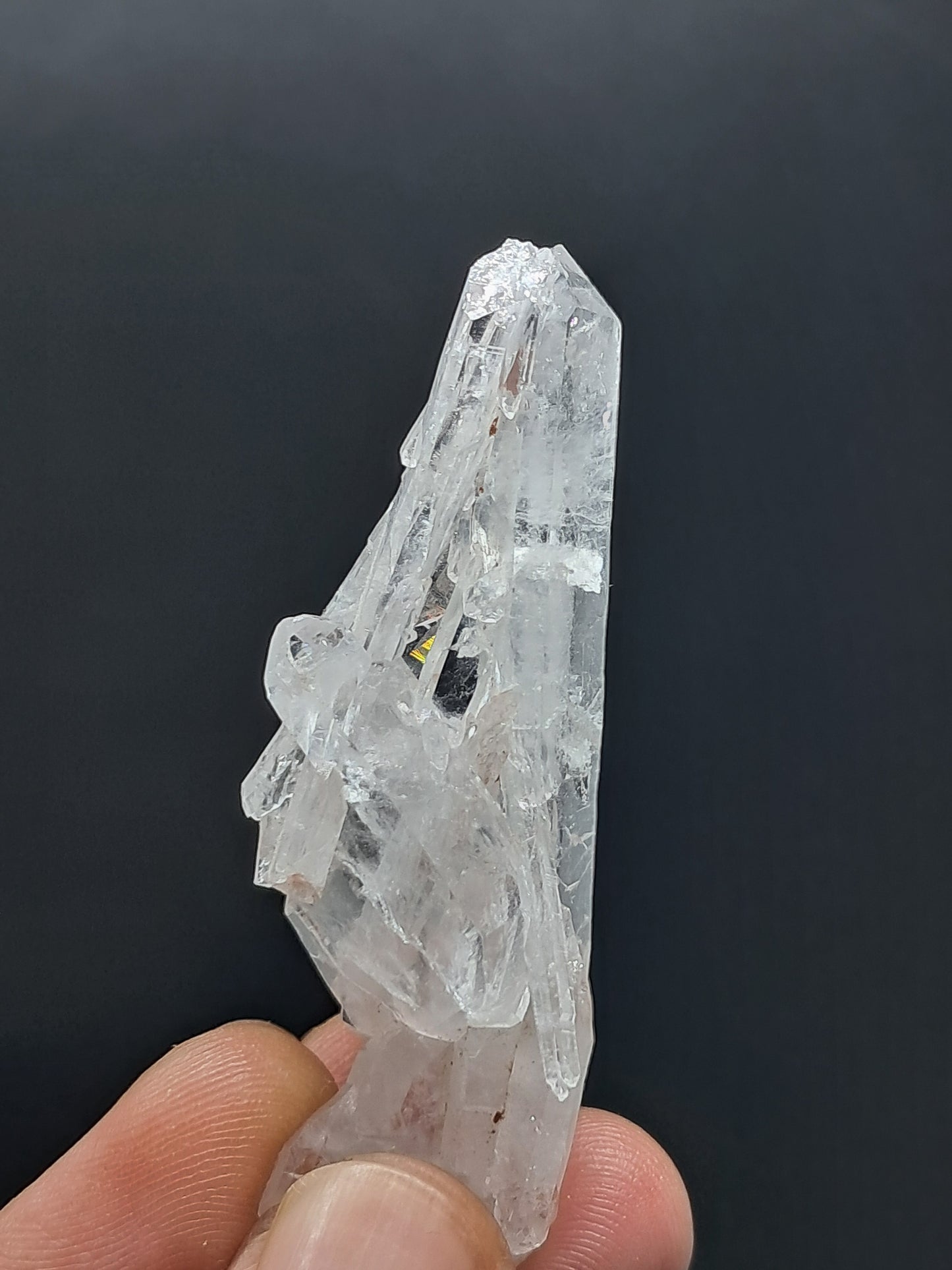 Cúmulo de Cuarzo Faden Claro (Santander, Colombia) Punta Natural | Ejemplar Mineral #COQ12