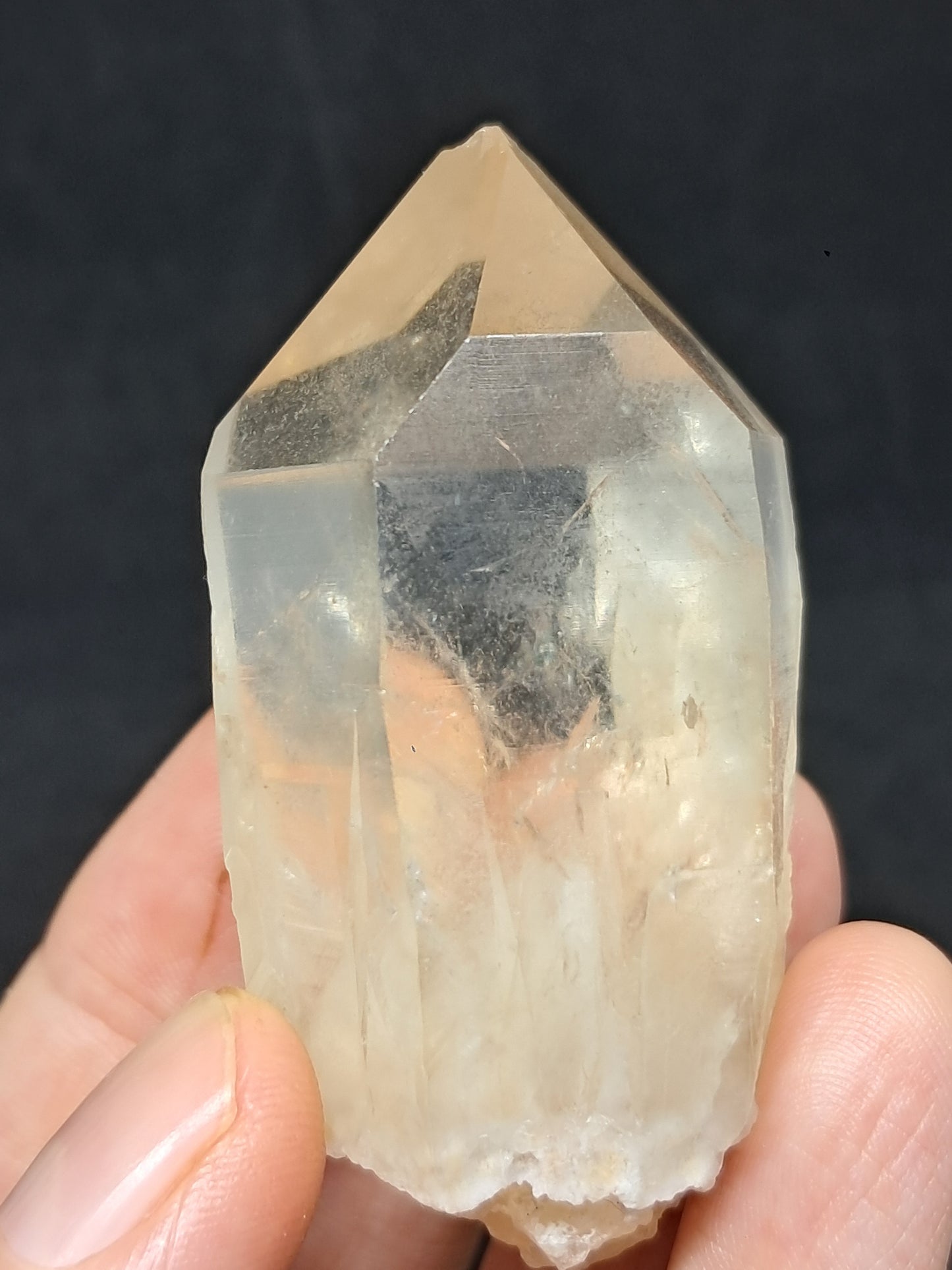 Natural Citrine "Kundalini" (Democratic Republic of Congo) Crystal Point | Mineral Specimen #CTN18