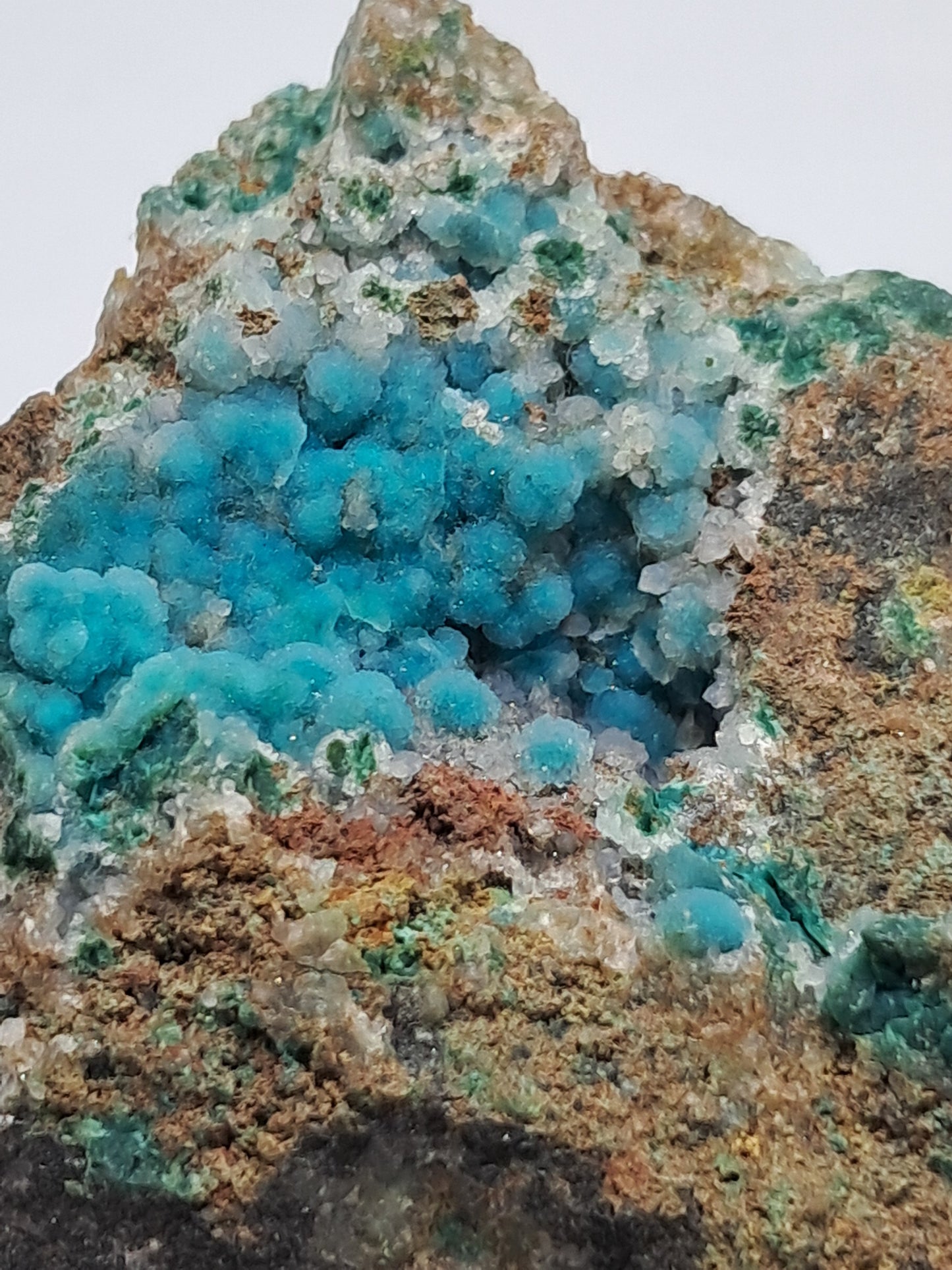 Crystallized Chrysocolla (Non-precious mineral) #CC3