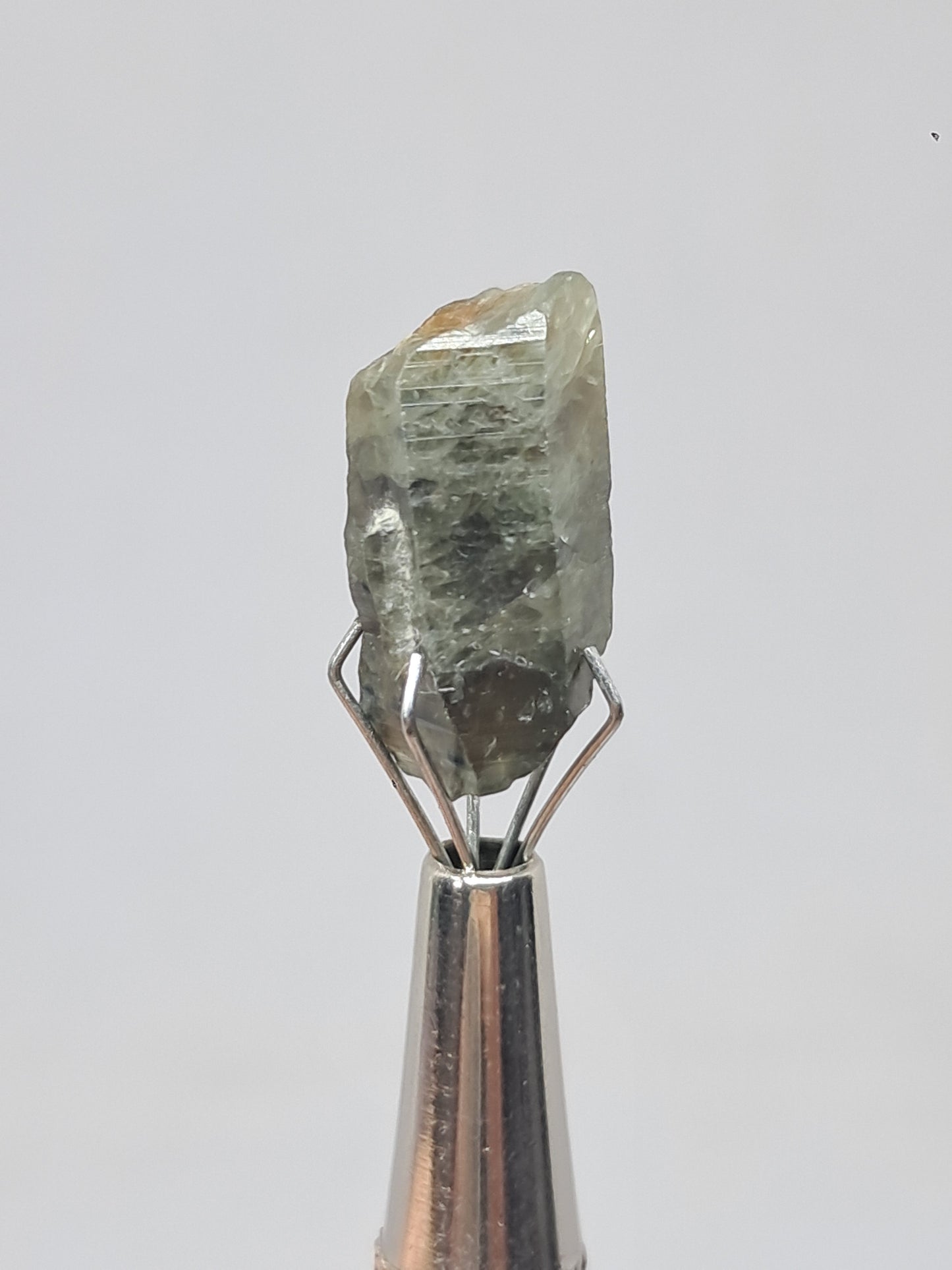 Natural Green Sapphire Crystal (Karur) Rough Stone | Mineral Specimen #SP36
