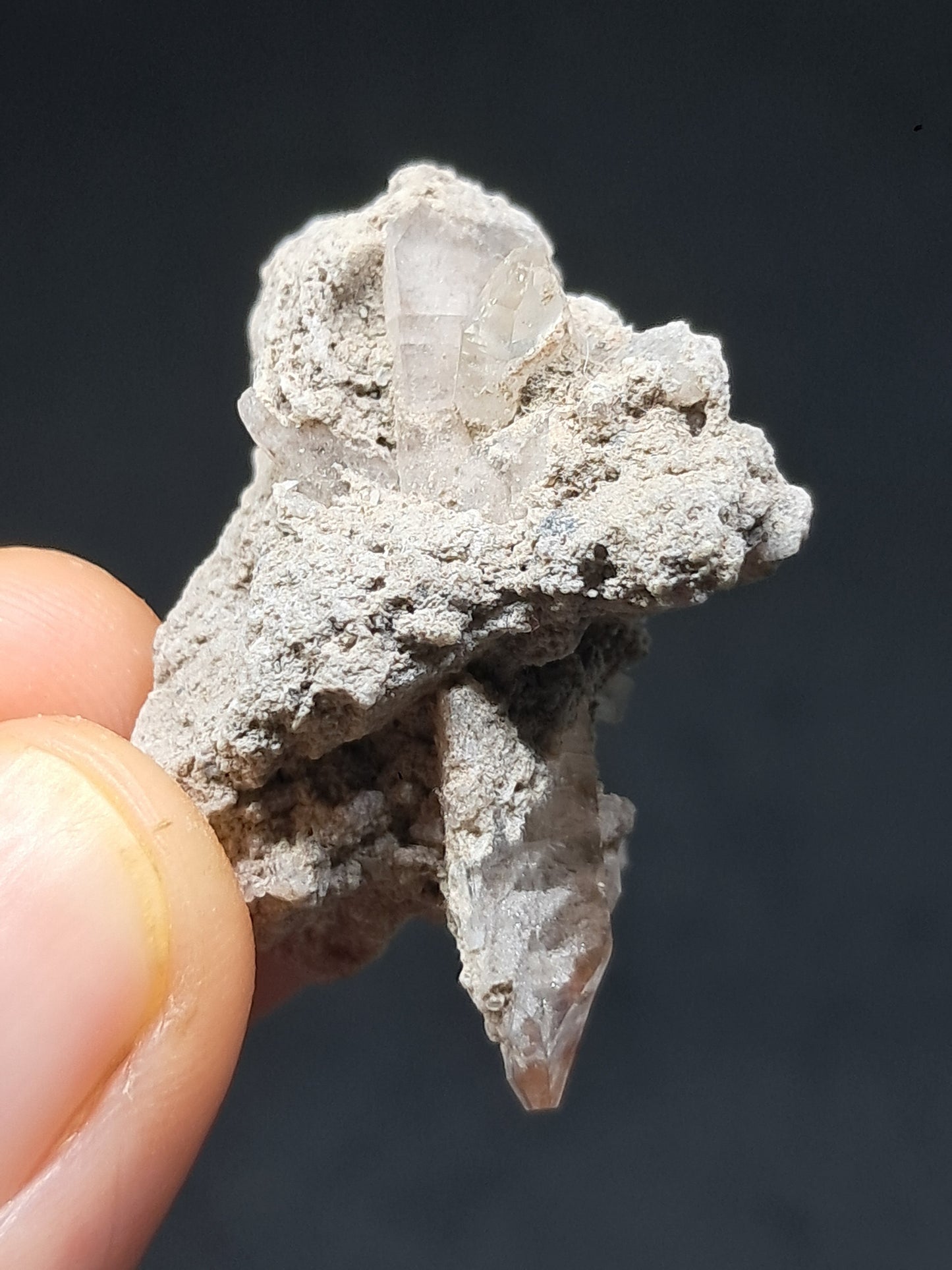 Cristal de topacio natural en matriz (México), piedra preciosa rara | Ejemplar mineral n.° TPZ7