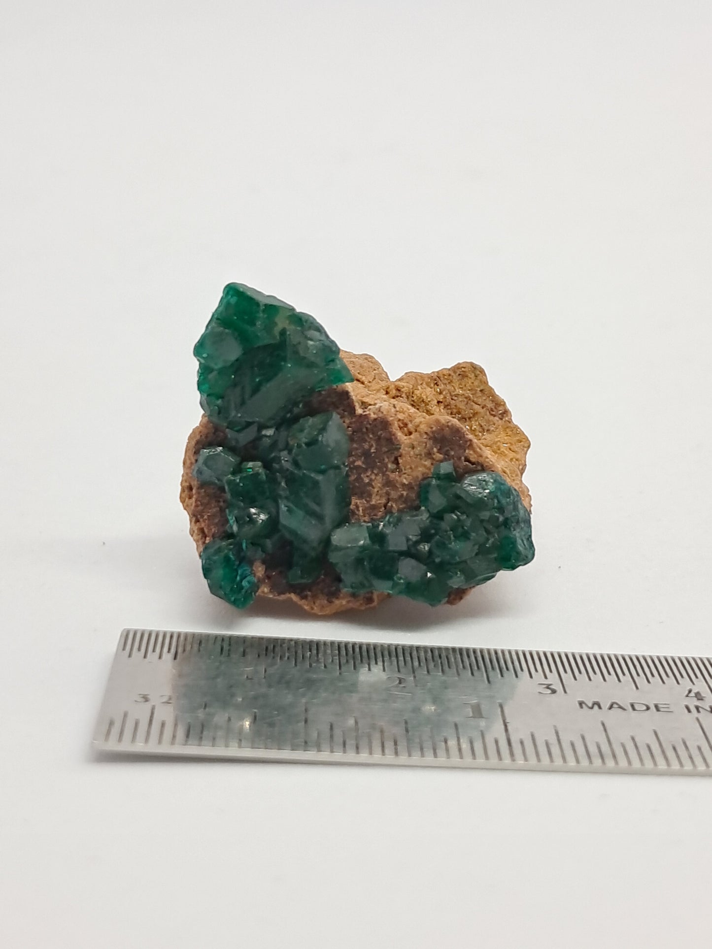 Dioptase on Matrix (Democratic Republic of Congo) Natural Cluster | Rough Crystal | Mineral Specimen) #DPT8