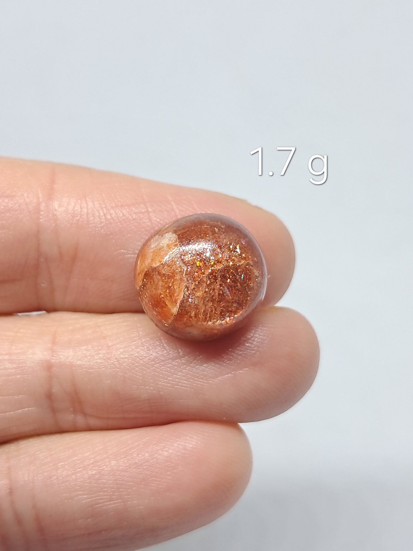 High Grade Sunstone Cabochons (Tamil Nadu) Polished Stones | Natural Crystal #PQ15