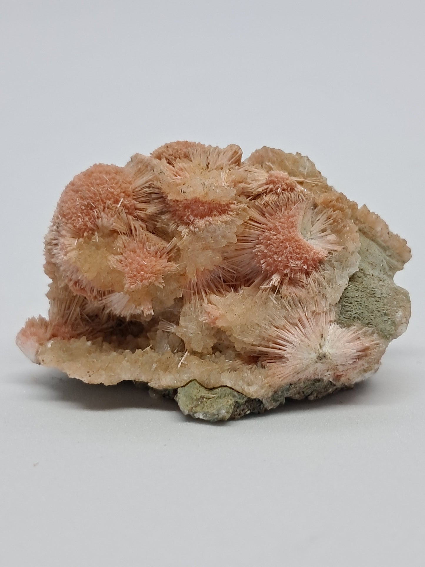 Mesolite w/ Hematite Inclusion (Madhya Pradesh) Natural Crystal| Mineral Specimen #MS21