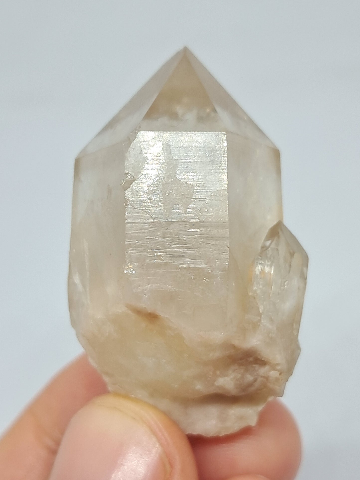 Natural Citrine "Kundalini" (Democratic Republic of Congo) Crystal Point | Mineral Specimen #CTN12
