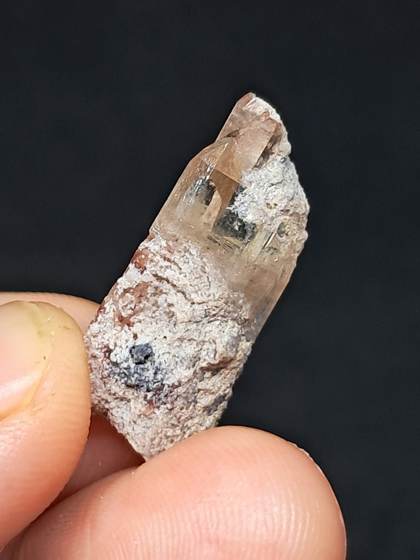 Cristal de topacio natural (México), piedra preciosa rara | Ejemplar mineral n.° TPZ5