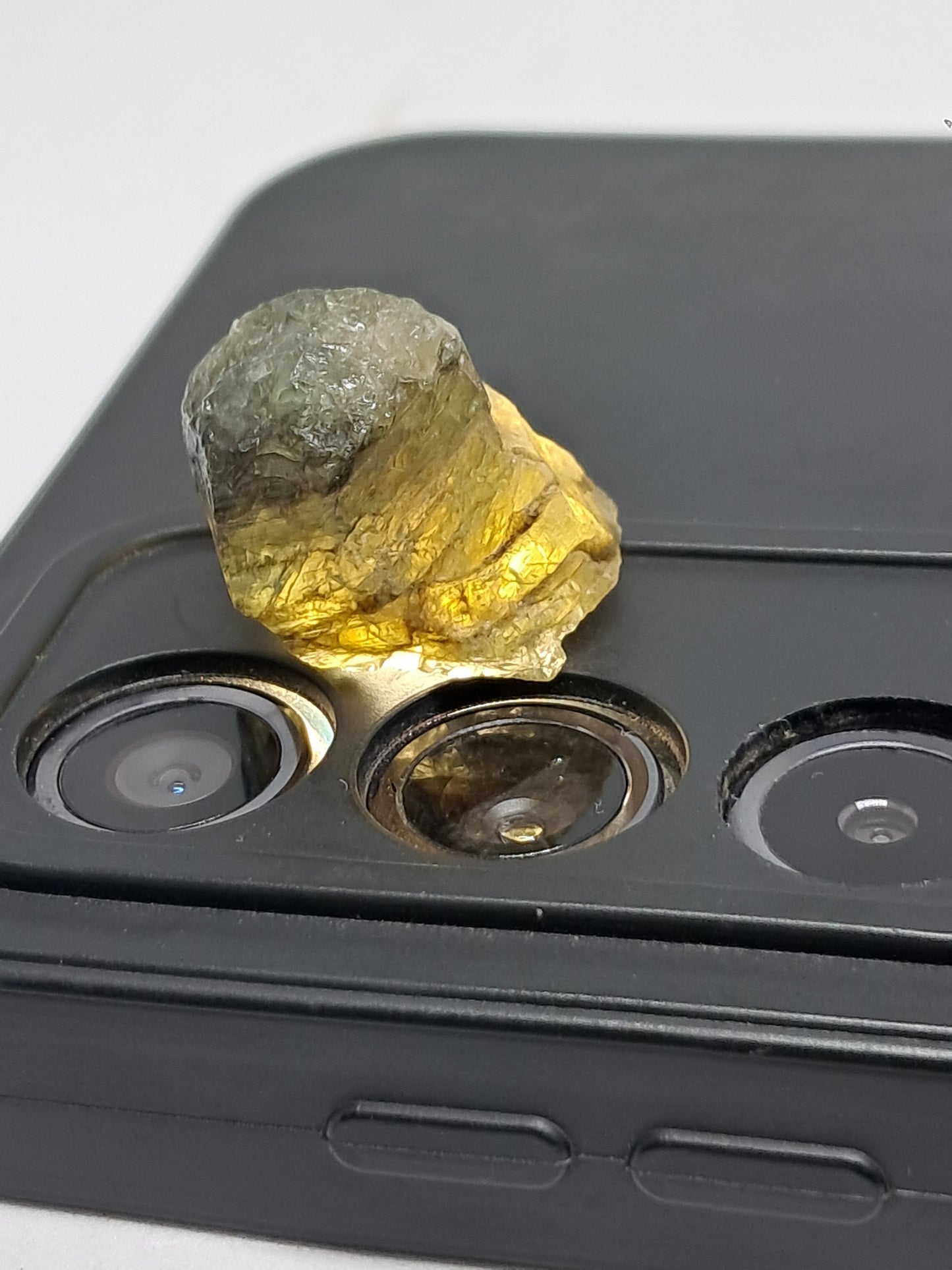 Natural Green Sapphire Crystal (Karur) Rough Stone | Mineral Specimen #SP23