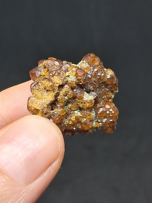 Orange / Brown Garnet Cluster (Mexico) #GR6