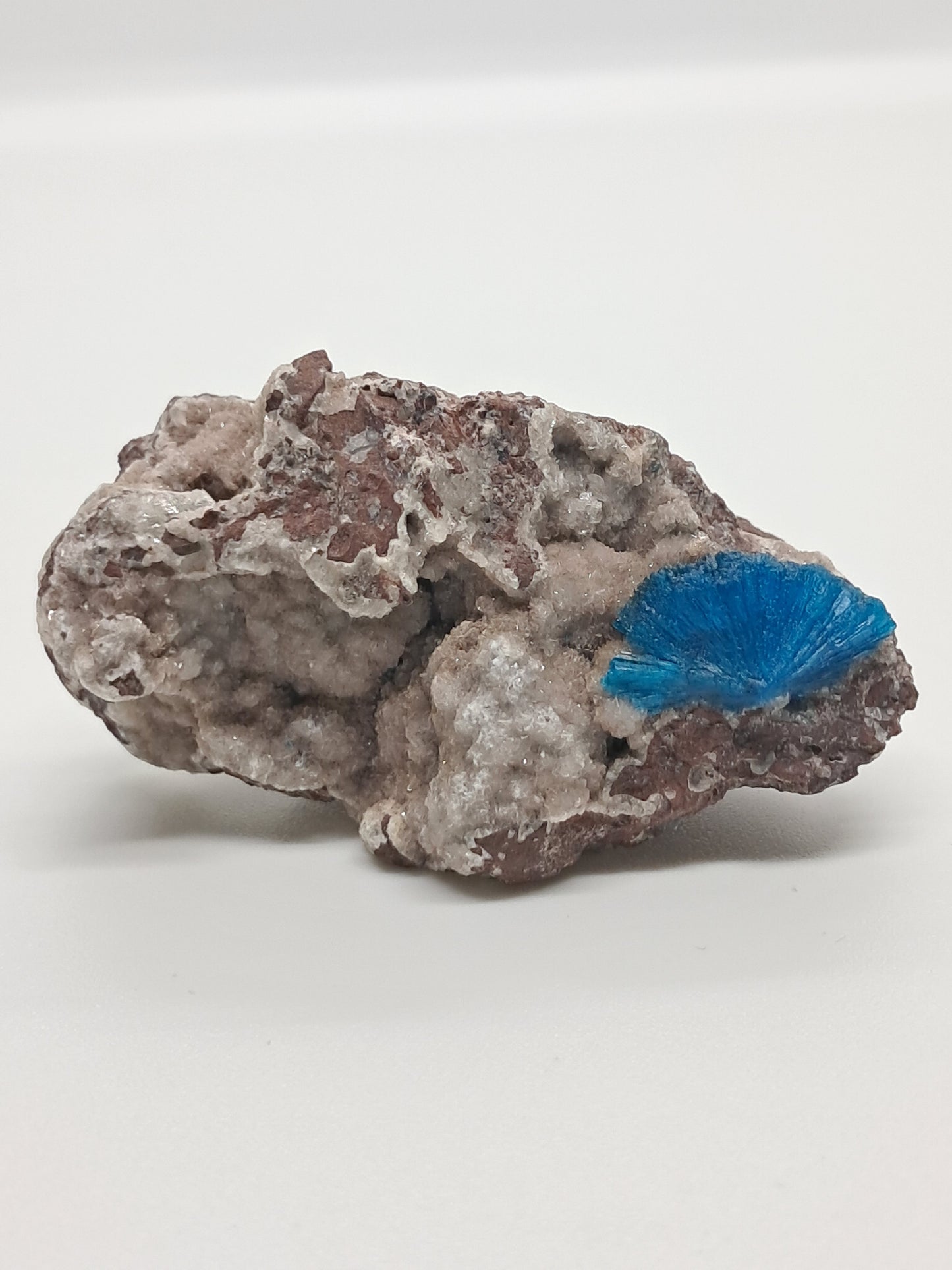 Cavansite and UV Reactive Calcite on Heulandite Matrix (Wagholi) Rough Stone | Natural Crystal | Rare Mineral Specimen #CV30