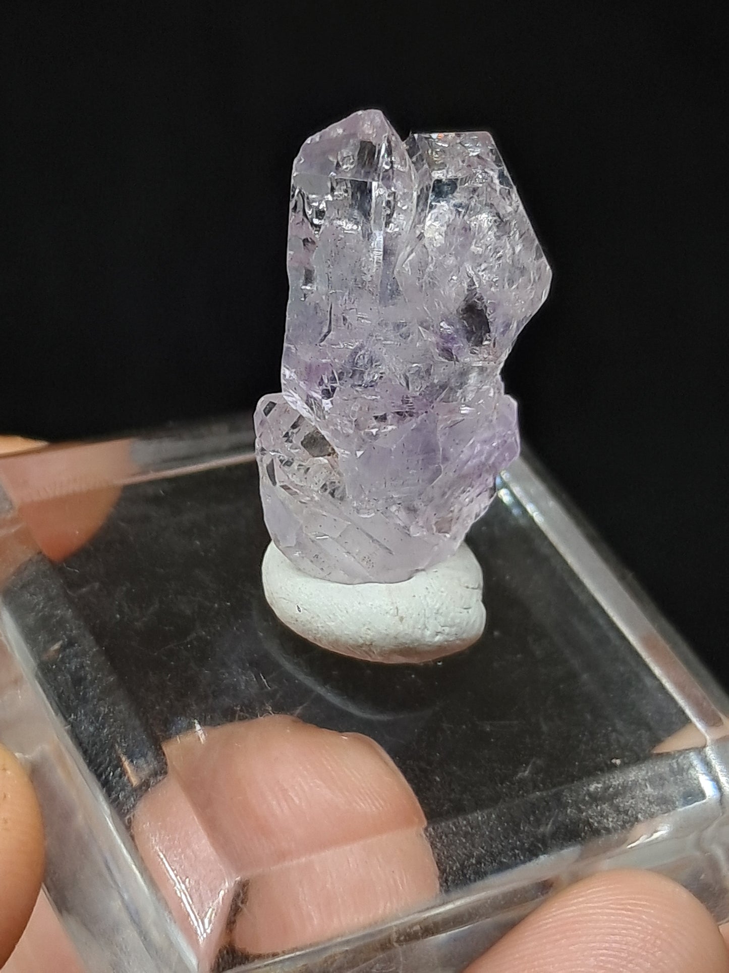 Amatista en racimo (Karur) | Cristal en bruto | Piedra natural | Ejemplar mineral n.° KA114