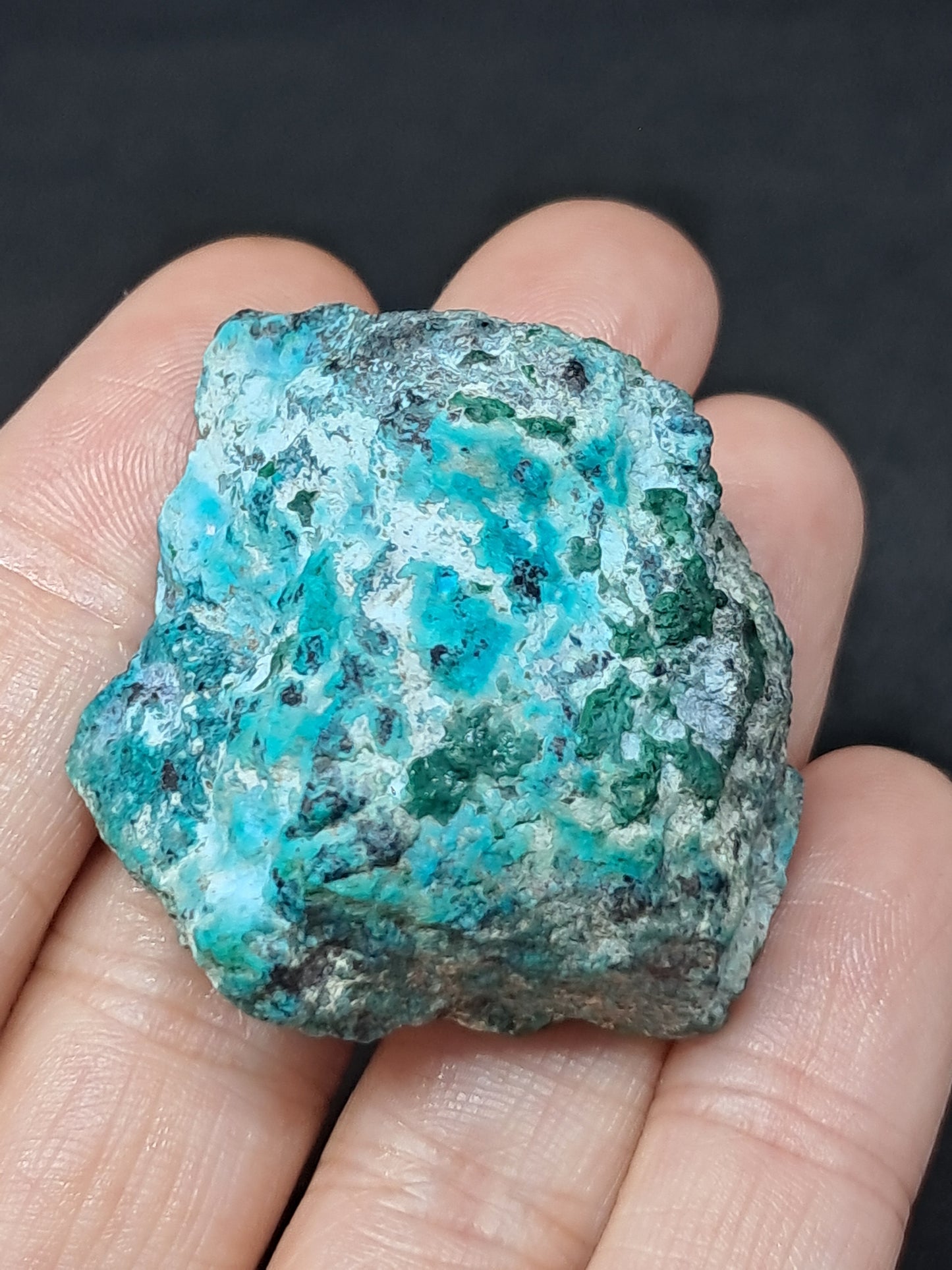 Chrysocolla Malachite Raw (Democratic Republic of Congo) | Rough Stone #CM4