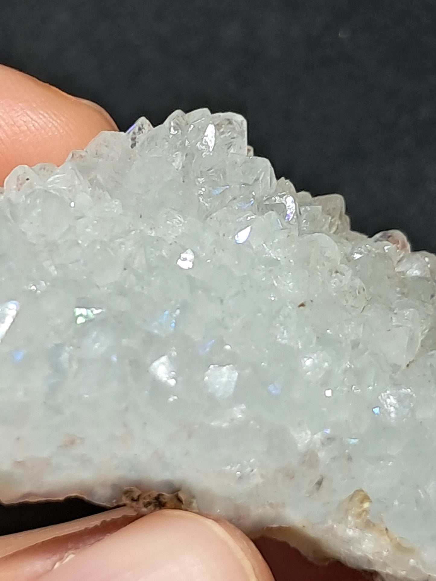Iris Quartz (Anandalite) *high iridiscence* (Non-precious stone) #AQ18