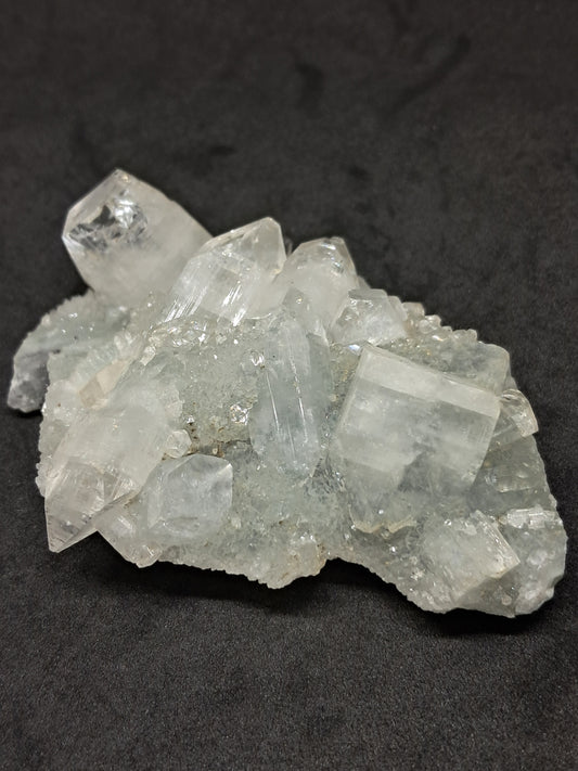 Clear Apophyllite Cluster (Ajanta) Natural Crystal | Mineral Specimen #AP16