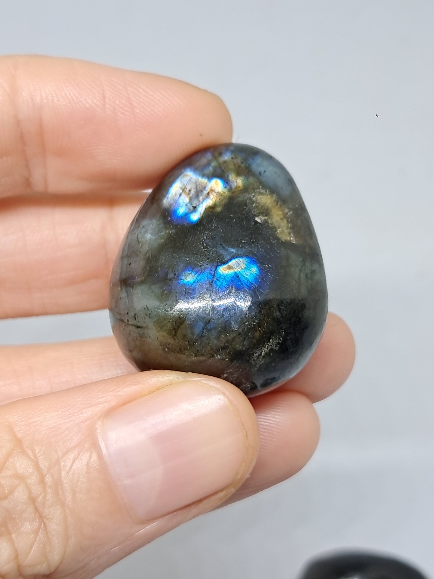 Labradorite Tumbled Stones | Natural Polished Crystal | Good Flash | Great Iridiscence #LB4