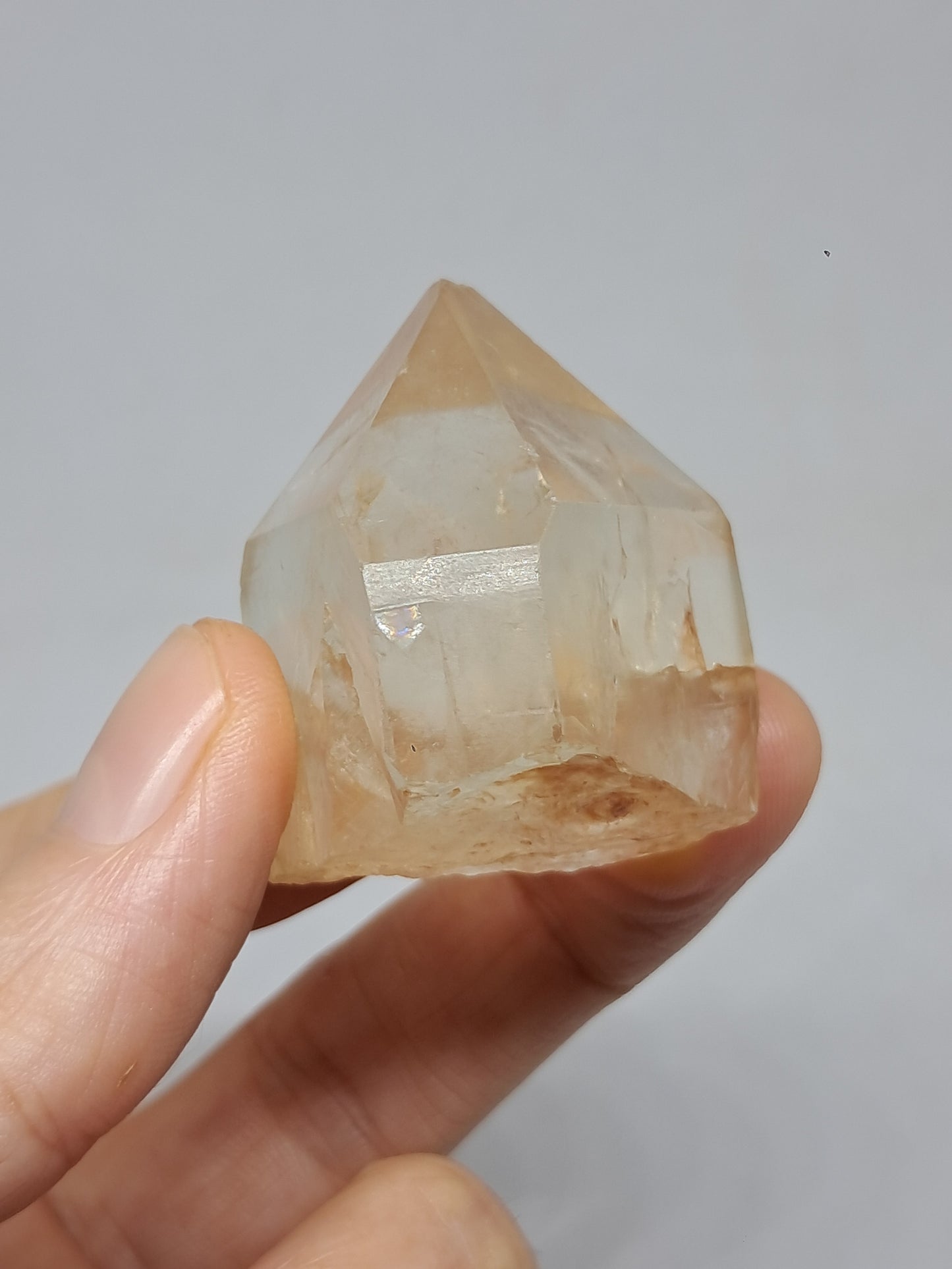 Natural Citrine "Kundalini" (Democratic Republic of Congo) Crystal Point | Mineral Specimen #CTN21