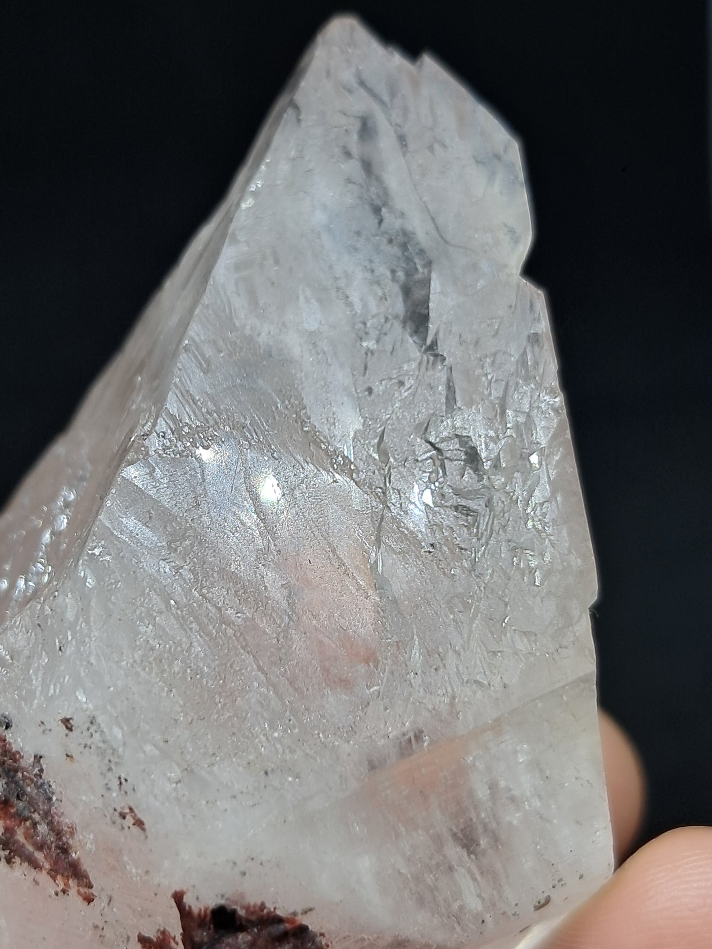 Himalayan Quartz Crystal Point with Pyrite Inclusions | Natural Stone | Mineral Specimen #CH52