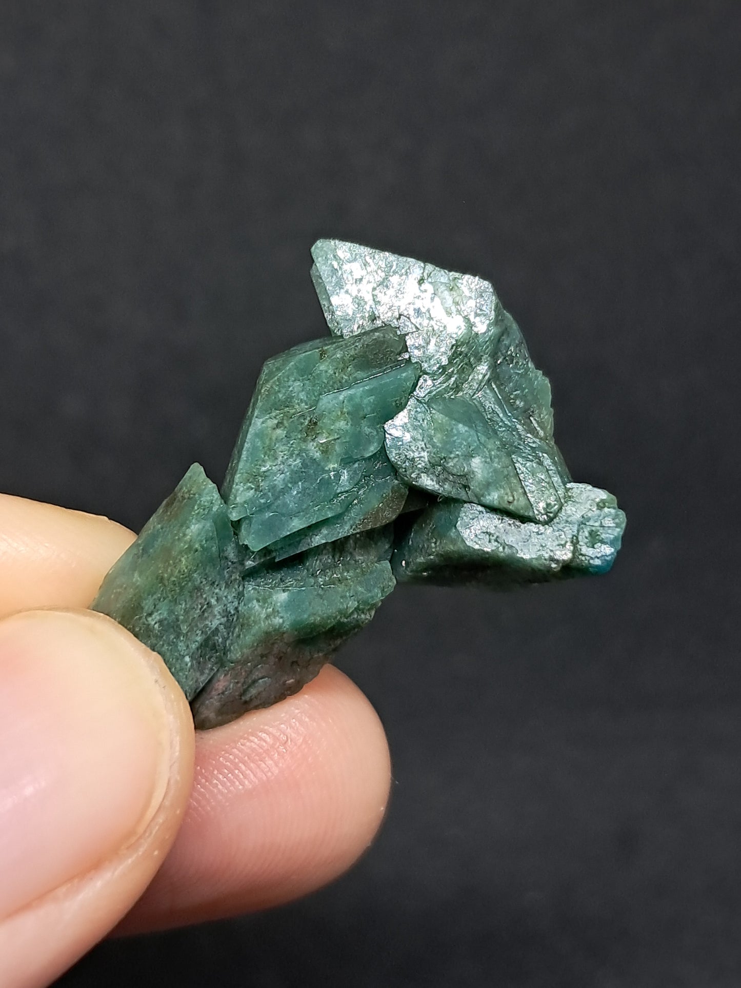 Green Heulandite #ZL12 (Non-precious mineral)