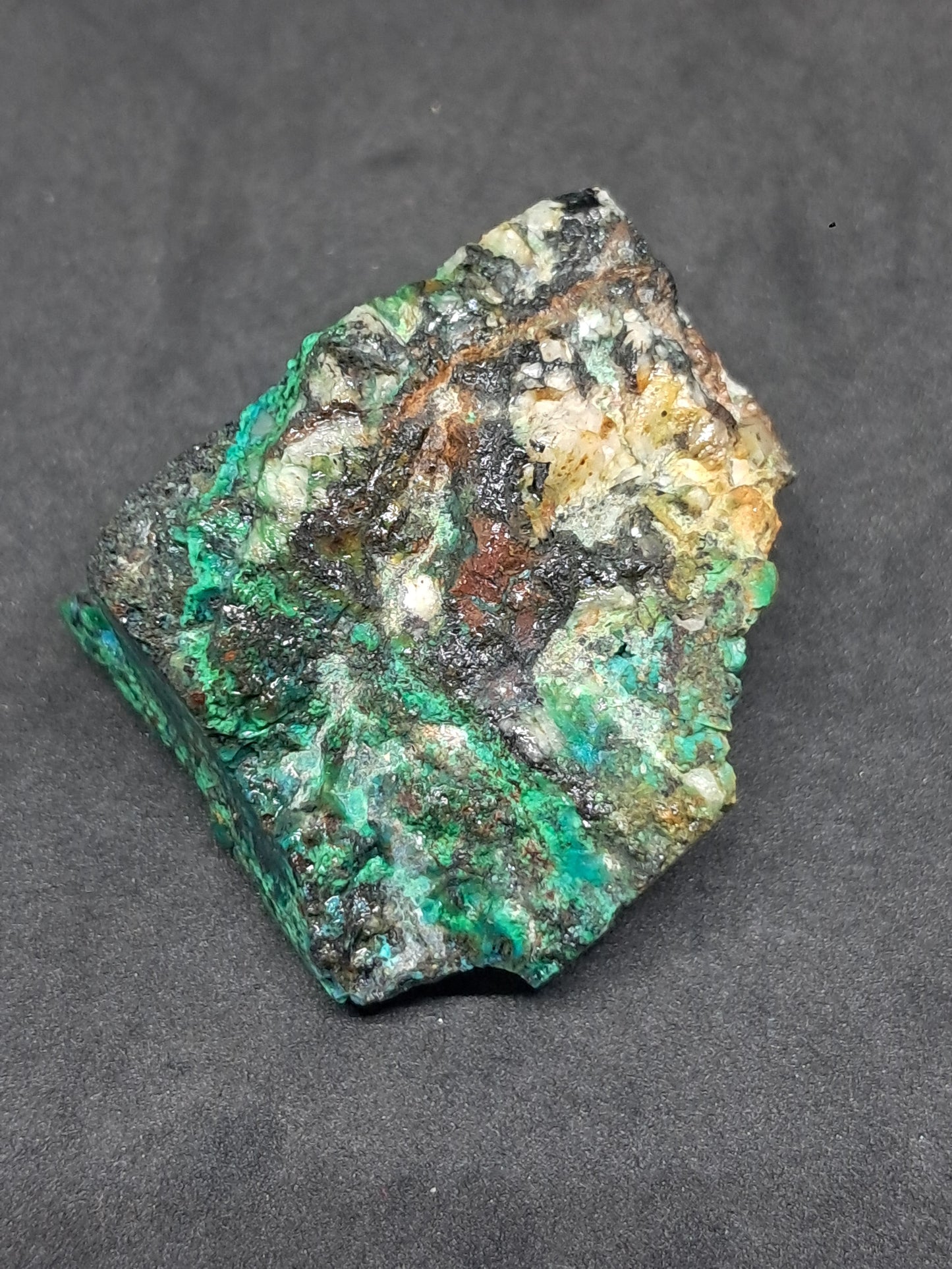 Chrysocolla Malachite (Democratic Republic of Congo) Raw Stone | Rough Crystal | Natural Mineral Specimen #CM7