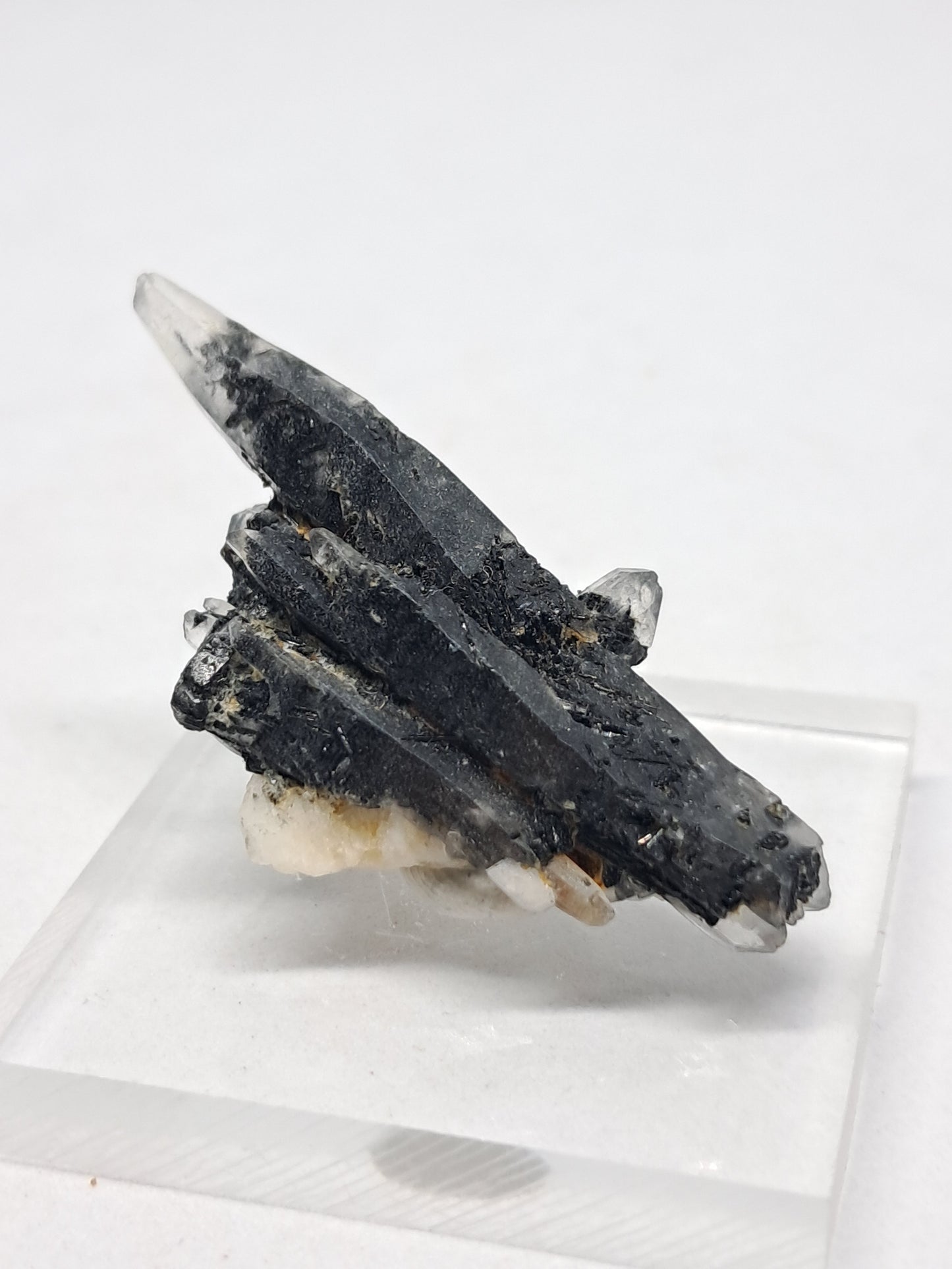 Tourmalinated Quartz Natural Crystal Point (Non-precious stone) #TQ22