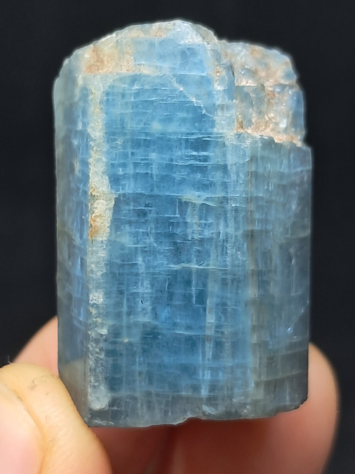 Aquamarine *High Quality* (Karur) Rough Hexagonal Crystal | Mineral Specimen #AQM17