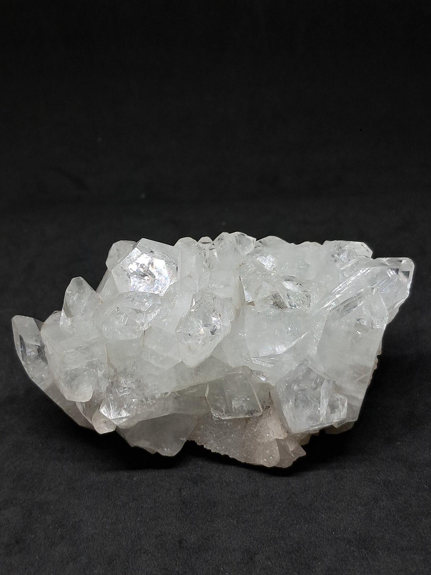 Clear Apophyllite Cluster (Ajanta) Natural Crystal | Mineral Specimen #AP41