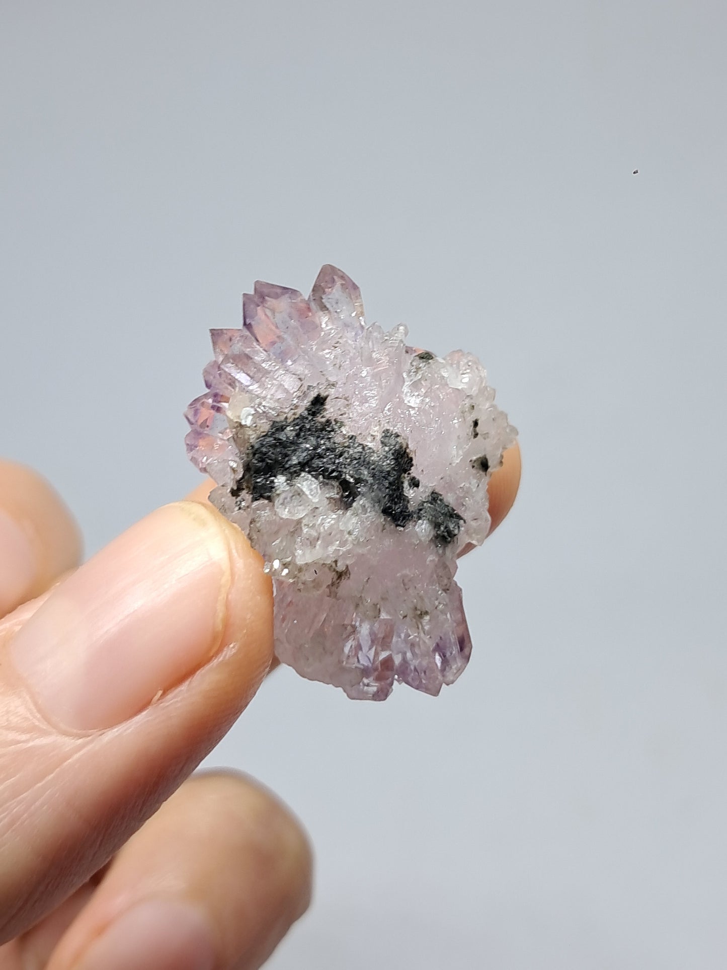 Amatista Flor de Cetro (Karur) | Piedra natural | Ejemplar mineral n.° KA90