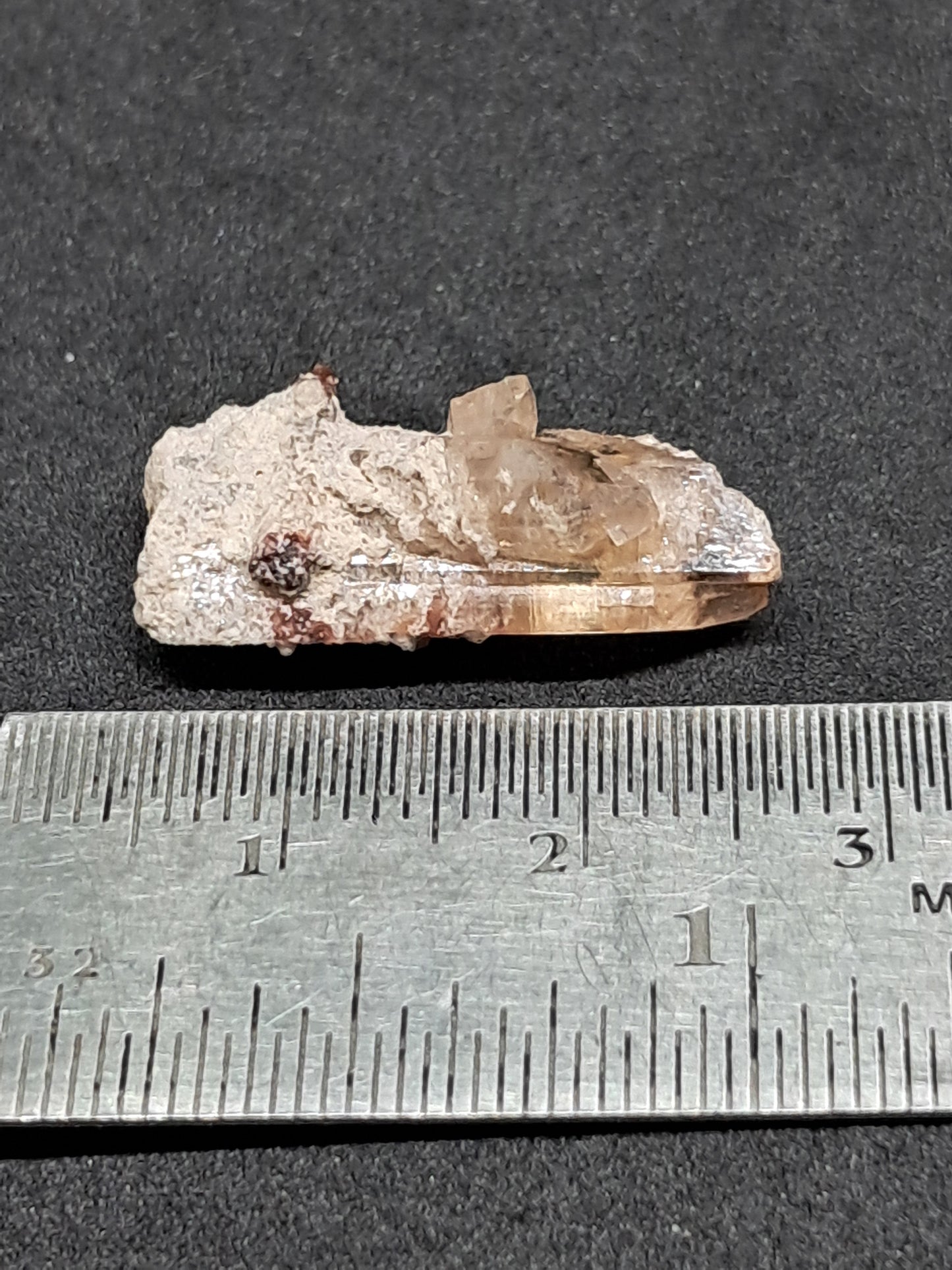Cristal de topacio natural (México), piedra preciosa rara | Ejemplar mineral n.° TPZ5
