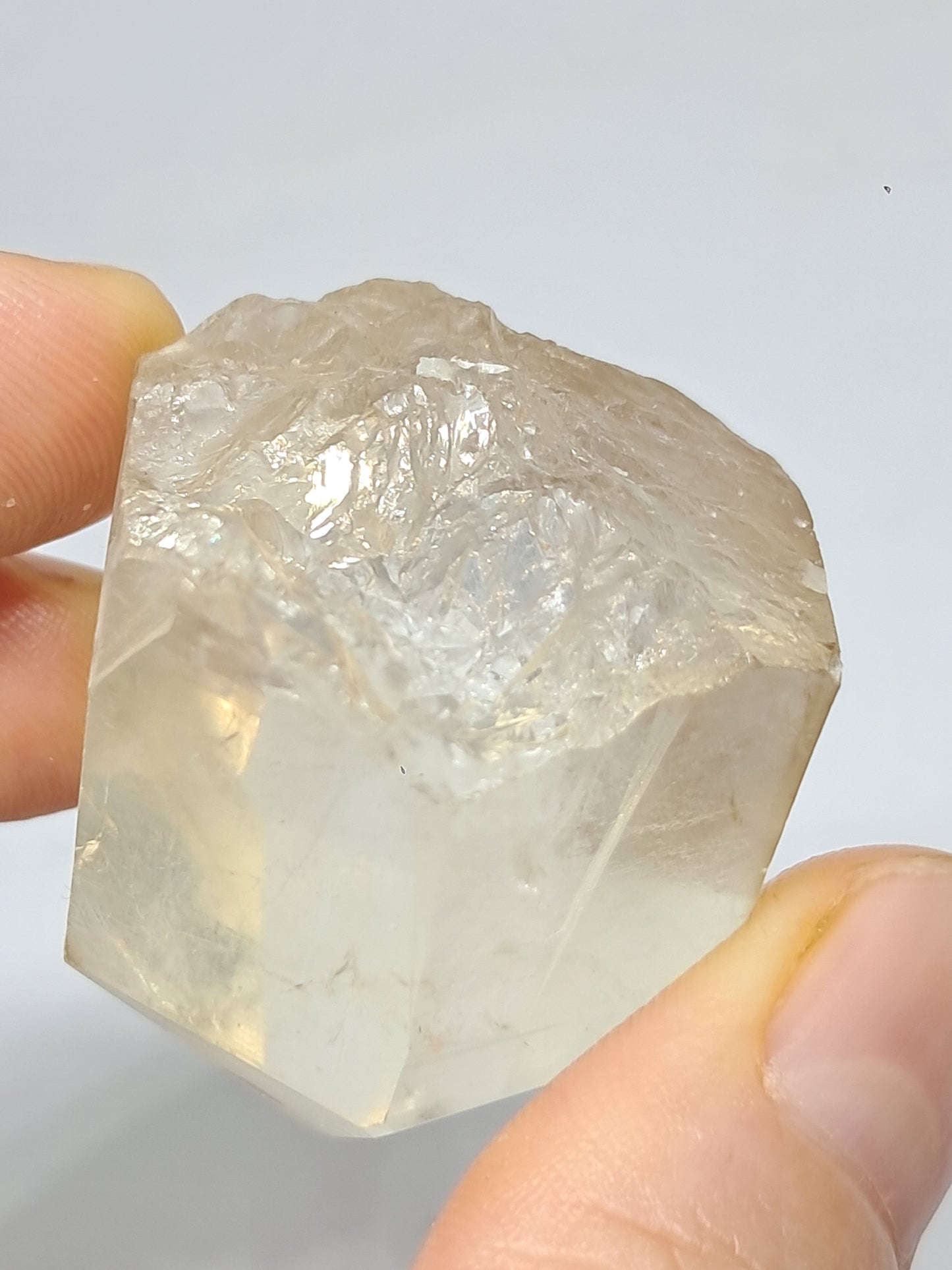 Natural Citrine "Kundalini" (Democratic Republic of Congo) Crystal Point | Mineral Specimen #CTN20