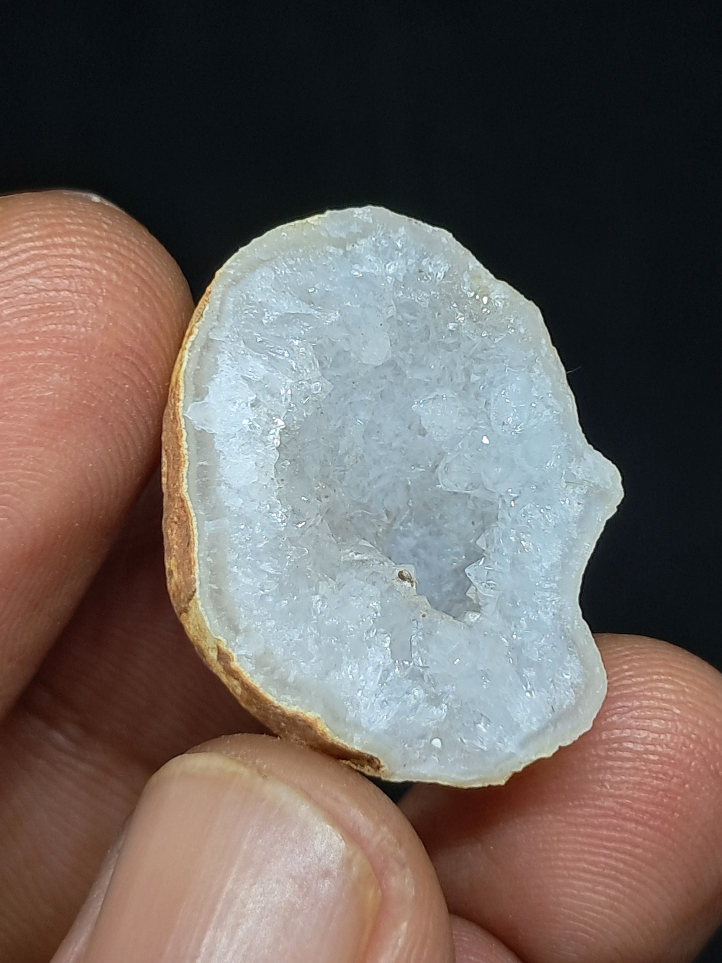 Quartz Geode (Ajanta) | Deep Cavity | Natural Crystal | Big Points #GD23