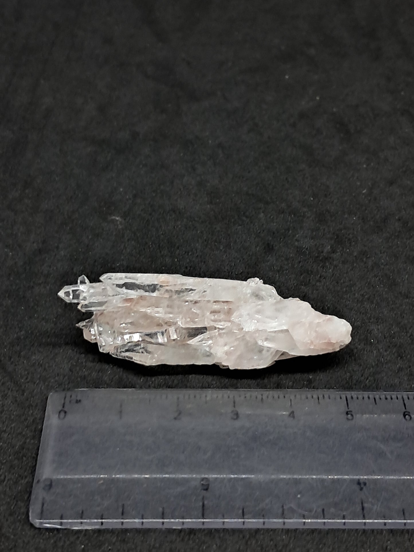 Cúmulo de Cuarzo Faden Claro (Santander, Colombia) Punta Natural | Ejemplar Mineral n.° COQ15