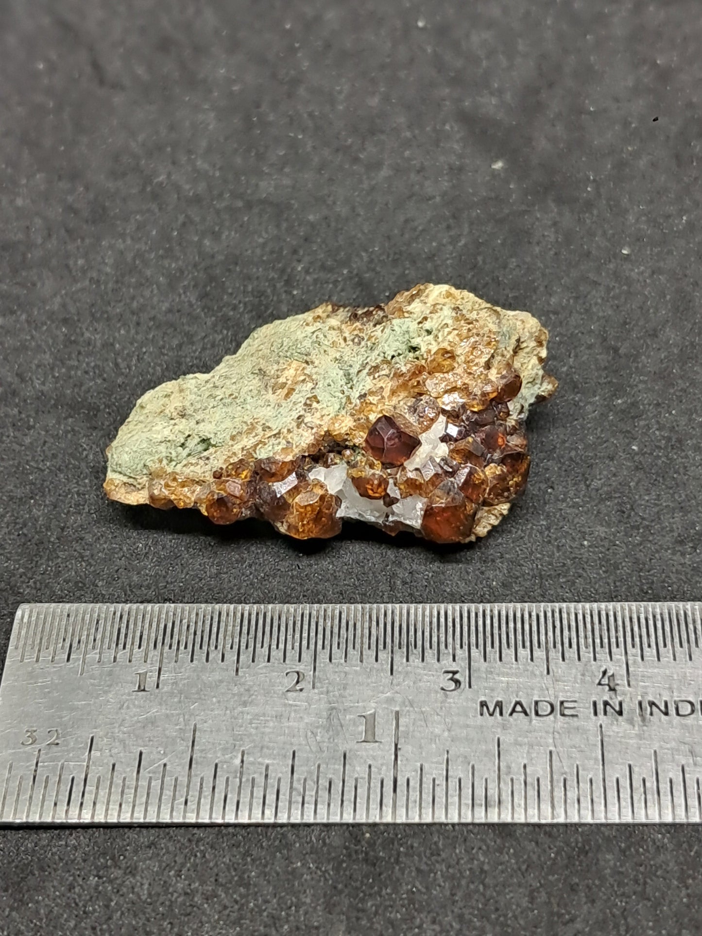 Cúmulo de granate marrón (México) | Cristal en bruto | Ejemplar mineral n.° GR7