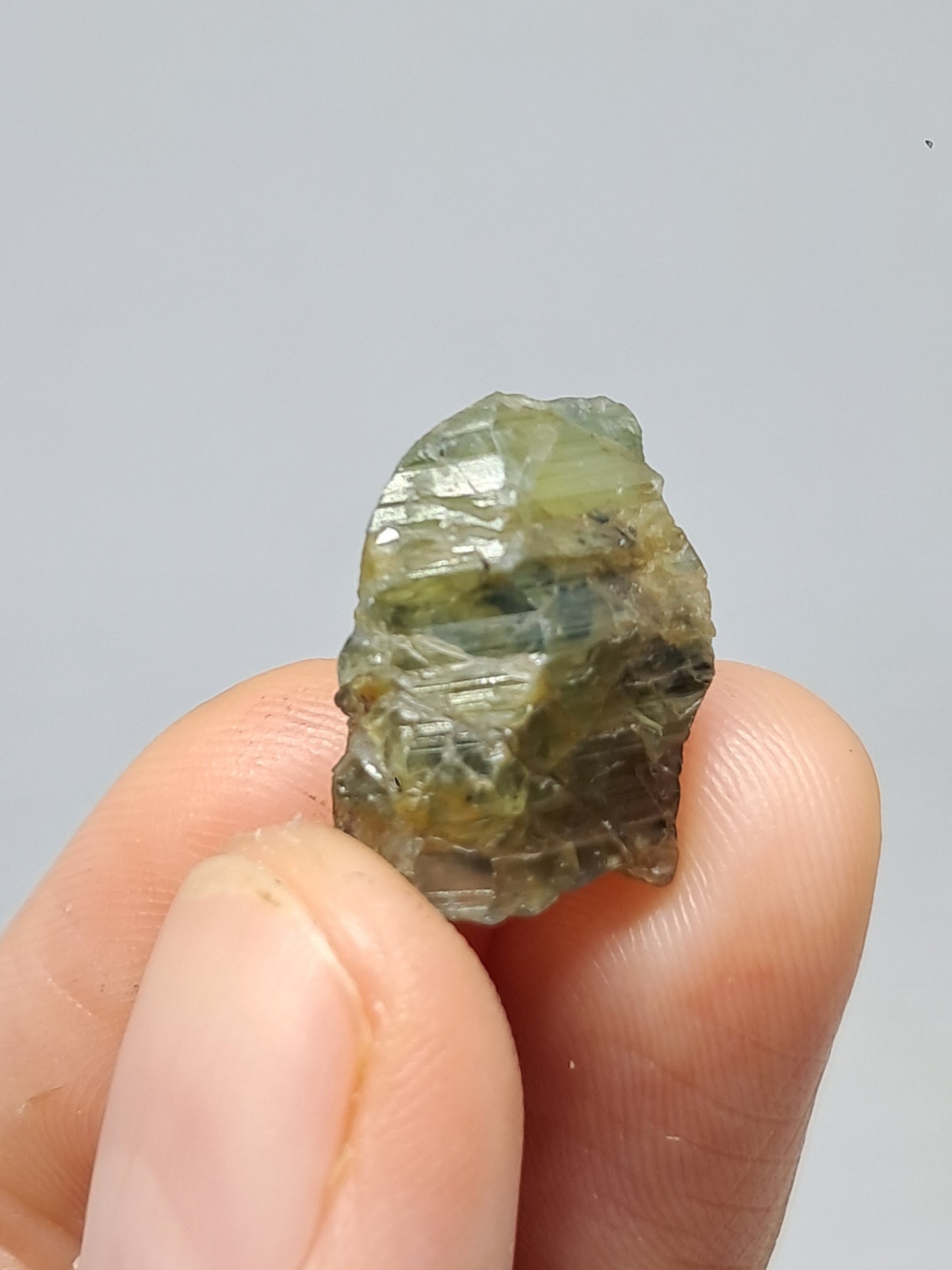 Natural Greenish-Blue *Teal* Sapphire Crystal (Karur) Rough Stone | Mineral Specimen #SP28