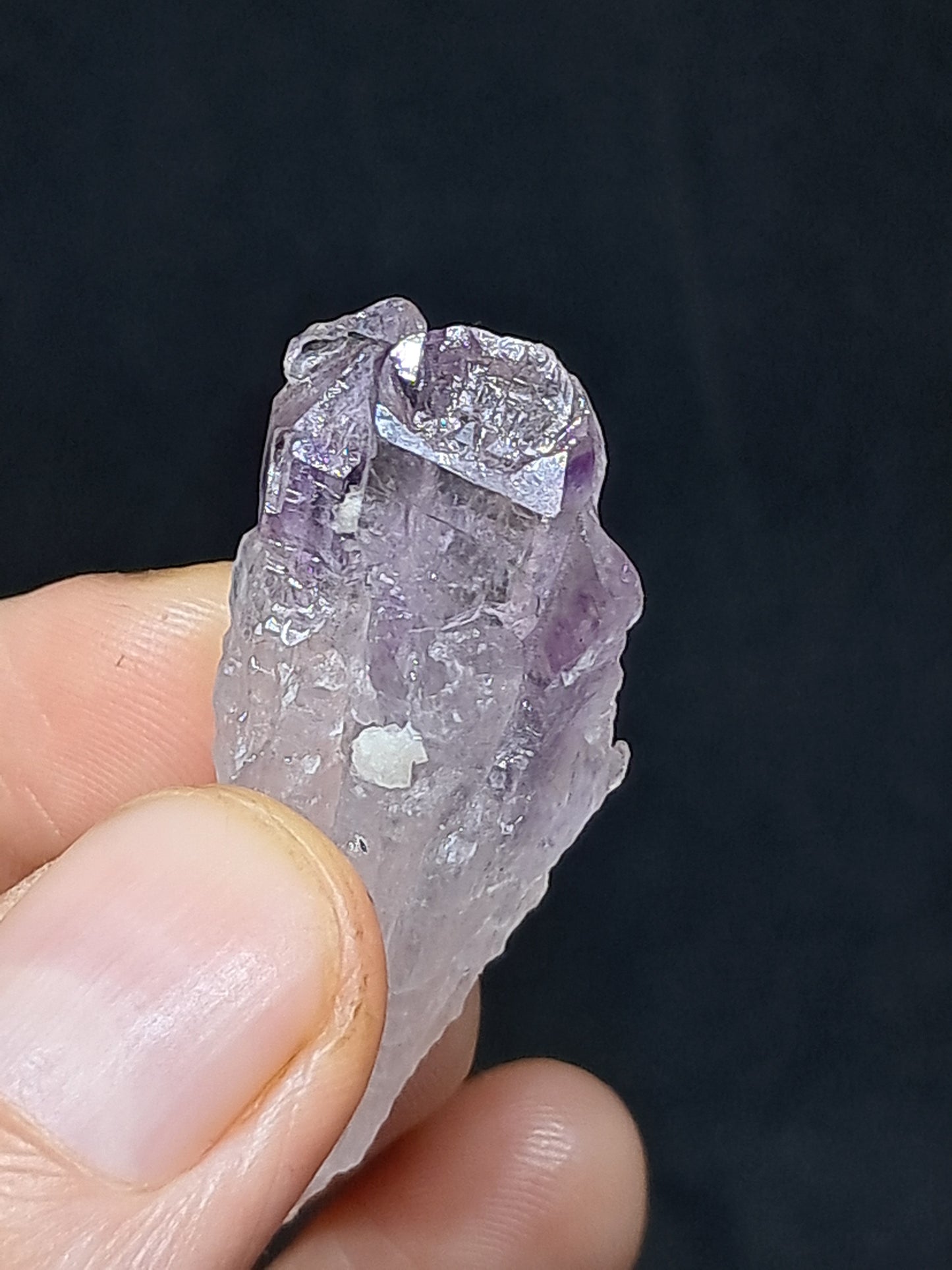 Amatista Elestial (Karur) | Cristal en bruto | Piedra Natural | Espécimen mineral #KA134