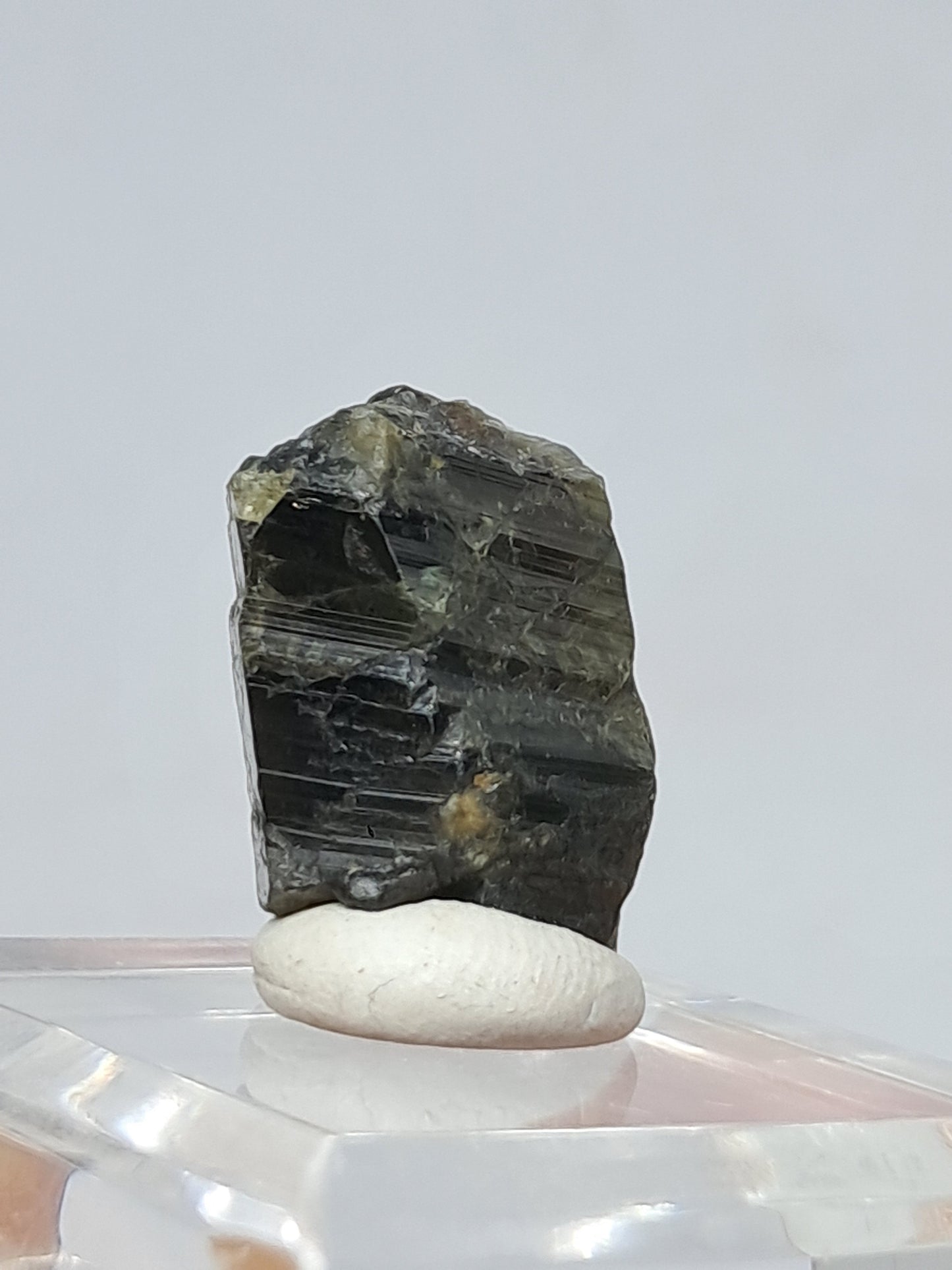 Natural Teal Green Sapphire Crystal (Karur) Rough Stone | Mineral Specimen #SP22