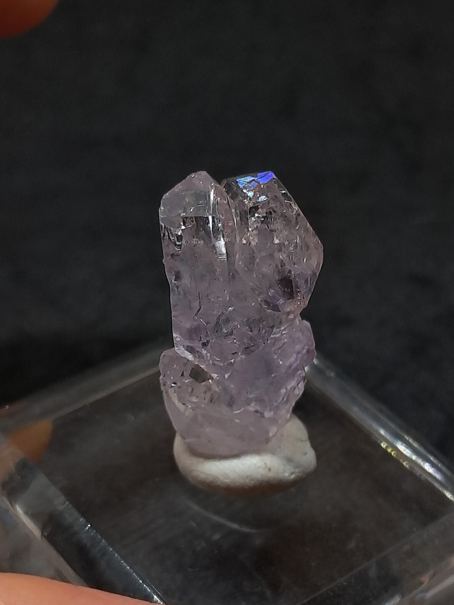 Amatista en racimo (Karur) | Cristal en bruto | Piedra natural | Ejemplar mineral n.° KA114