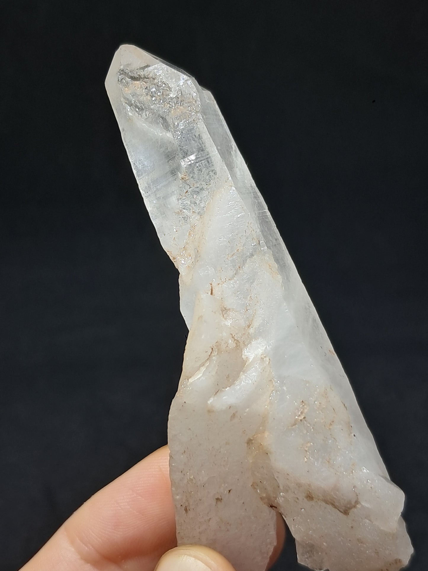 Himalayan Quartz Self-healed Crystal Point | Natural Crystal | Rough Stone | Mineral Specimen #CH46