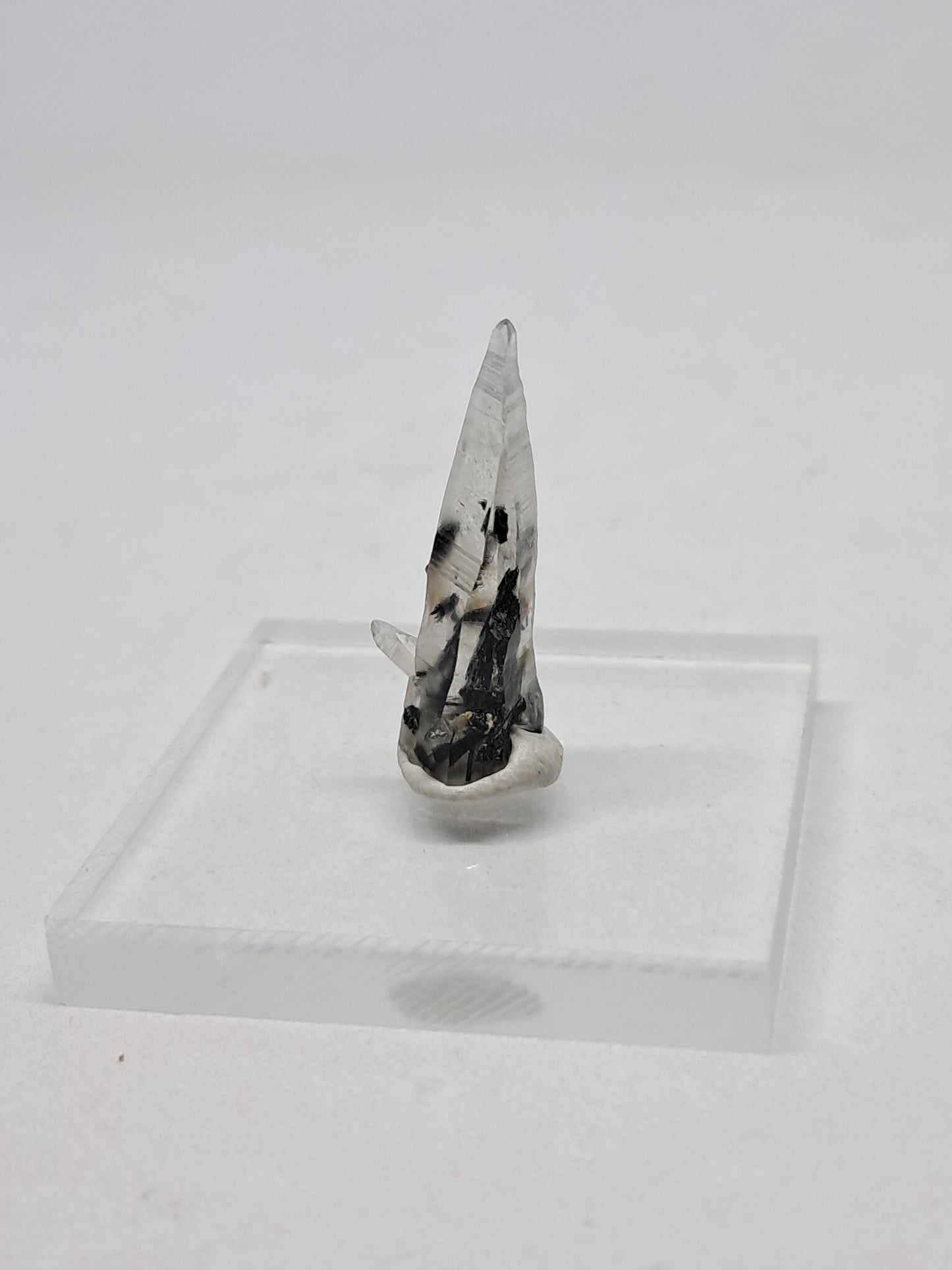 Tourmalinated Quartz Crystal Point (Non-precious stone) #TQ25