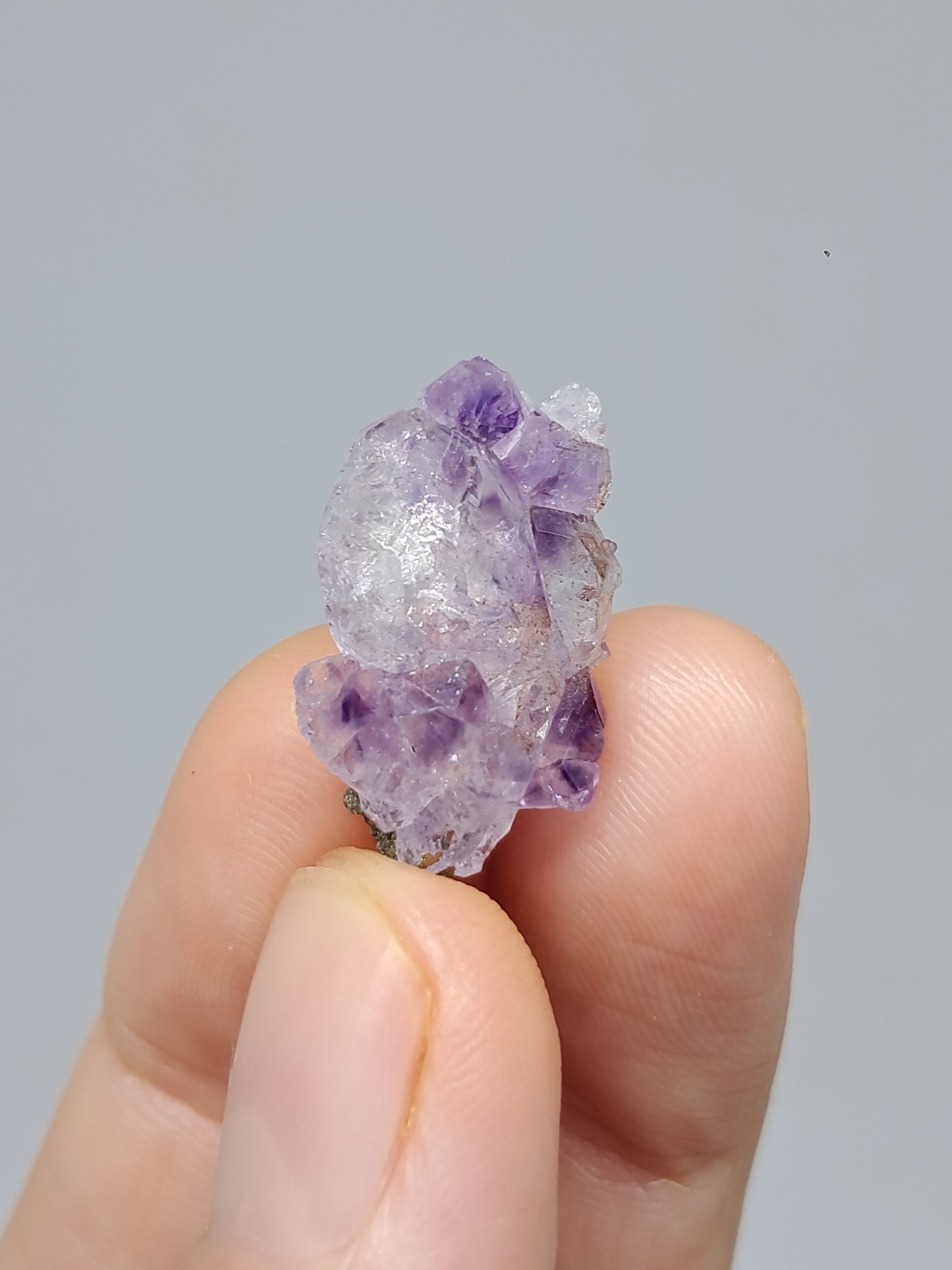 Set of 3 Amethyst from Karur | Natural Crystals | Mineral Specimen #KA170