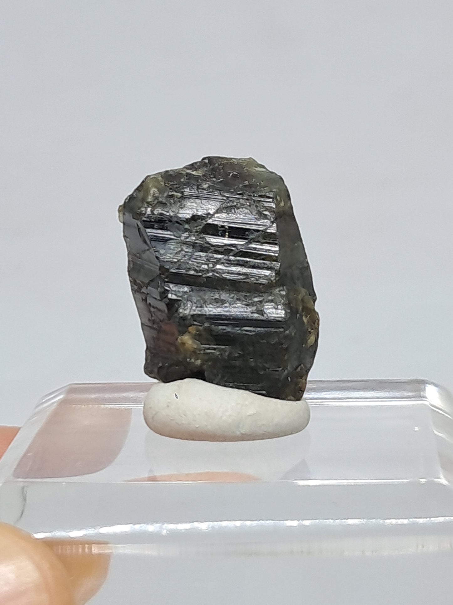 Natural Teal Green Sapphire Crystal (Karur) Rough Stone | Mineral Specimen #SP22